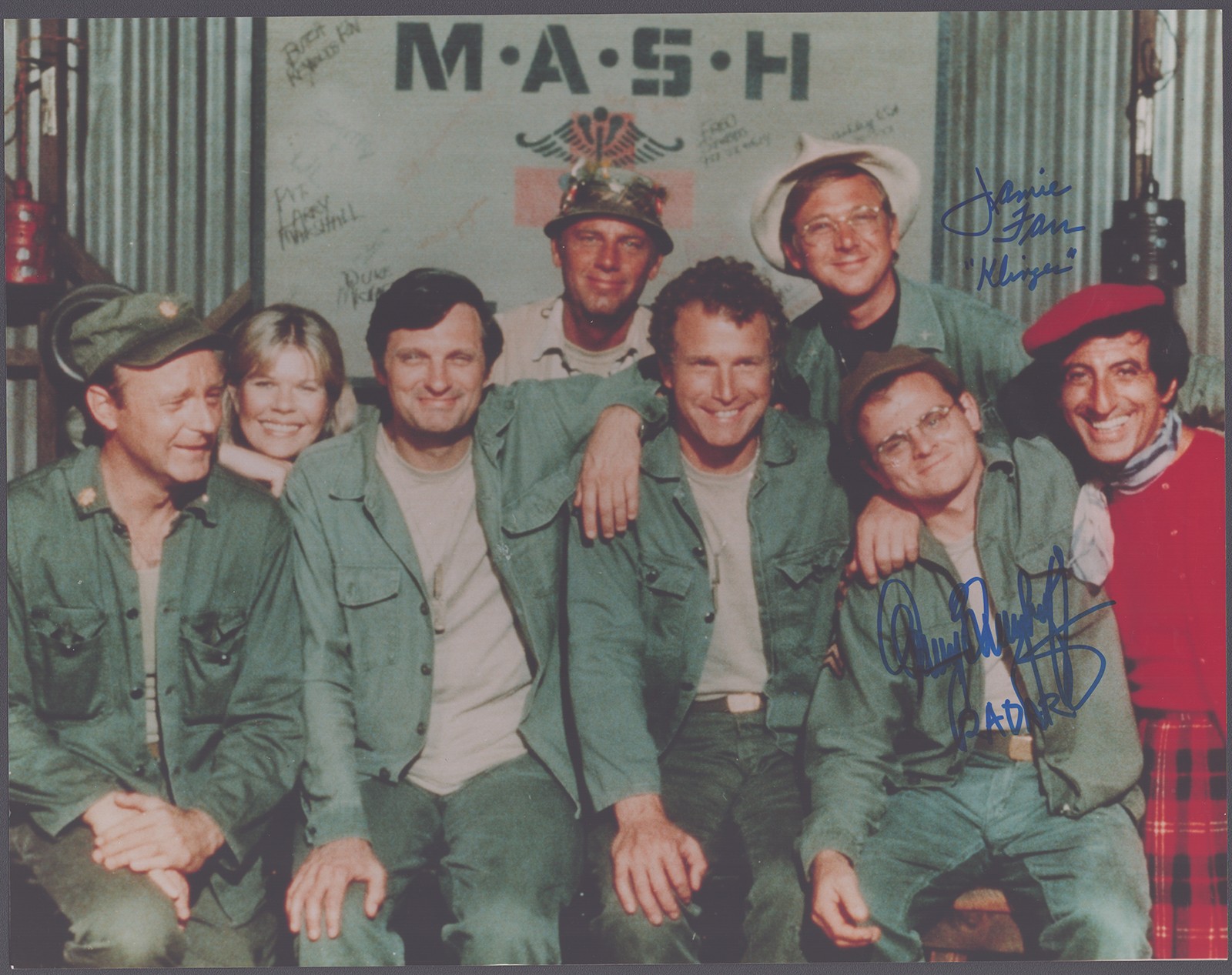 M*A*S*H TV CAST – AUTOGRAPHED SIGNED PHOTOGRAPH WITH CO-SIGNERS