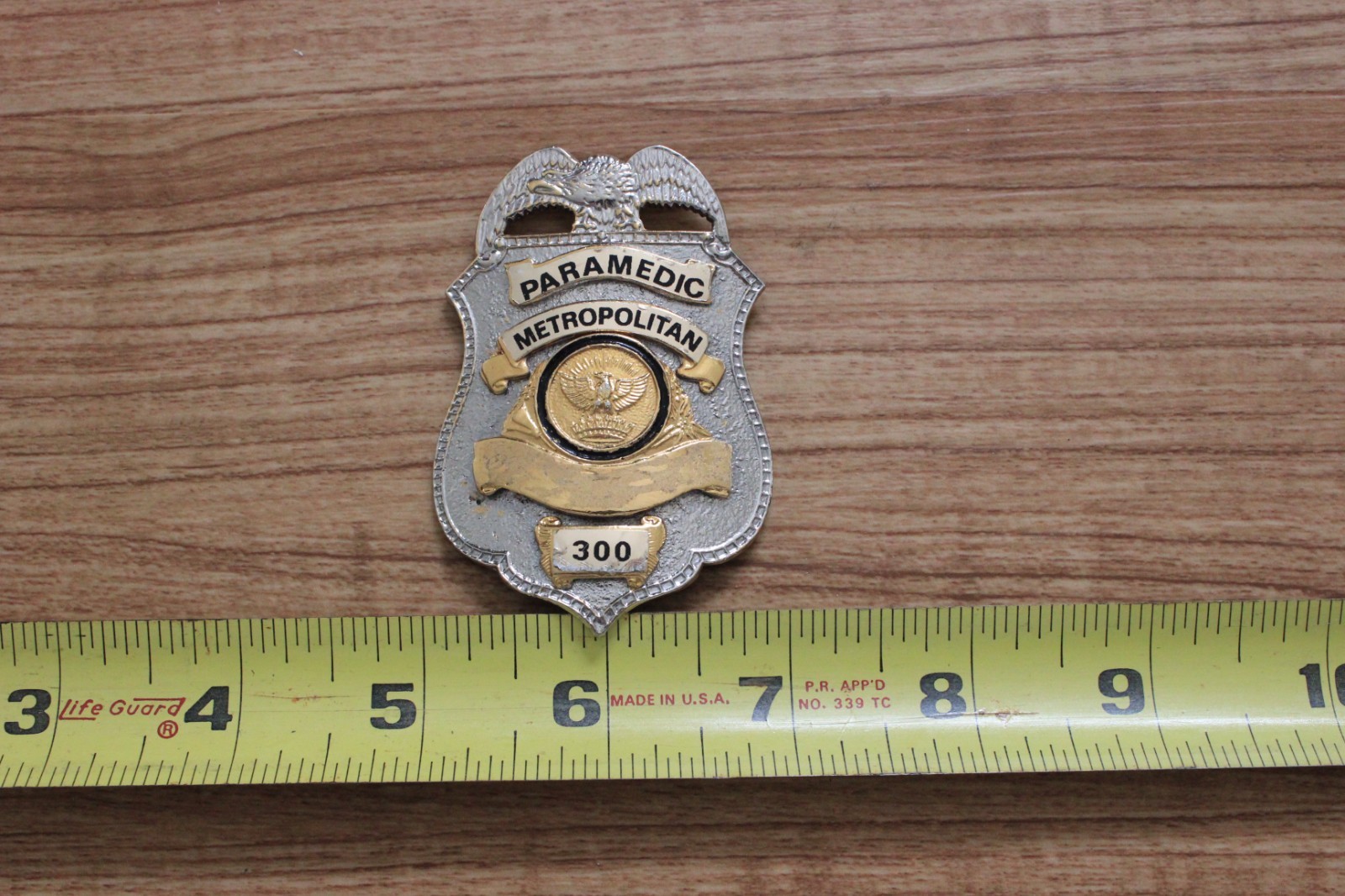 Prop House Metal Badge Decorative Costume Single Display Piece Label Tape