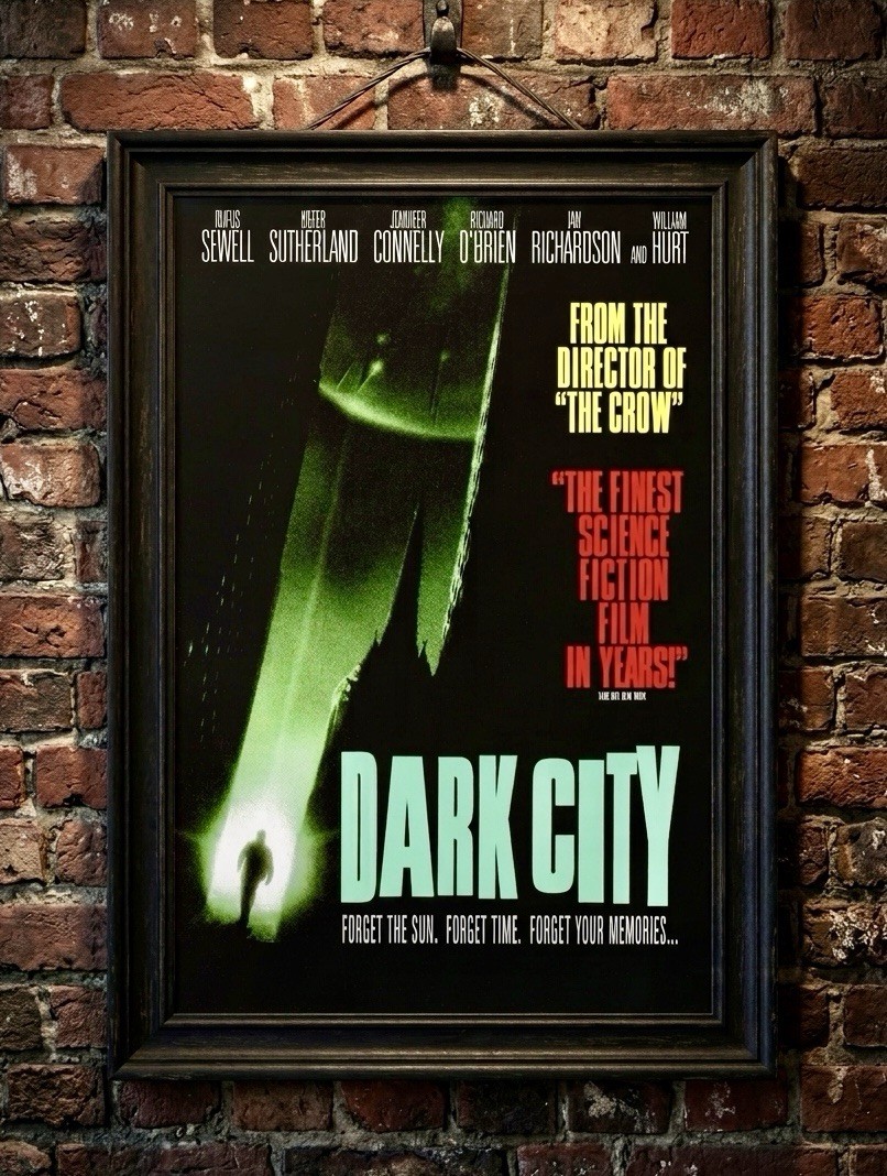 * DARK CITY * 1998 Movie / Film Poster Wall Decor, Unframed Poster / Prints