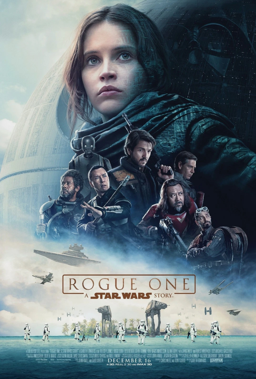 Star Wars movie poster – Rogue One poster 11″ x 17″ Star Wars poster