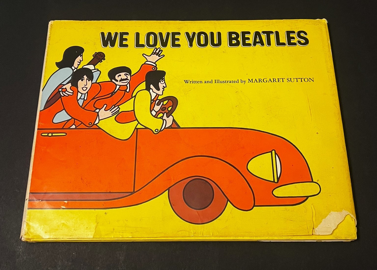 Vintage 1971 First Edition “We Love You Beatles” Hardcover Book Margaret Sutton