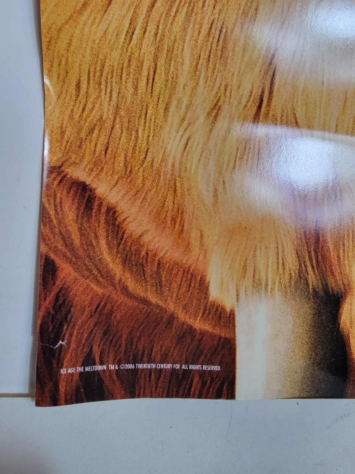 Ice Age The Meltdown Movie Poster Rare 2006 19″ X 12″ VTG Ellie The Mammoth