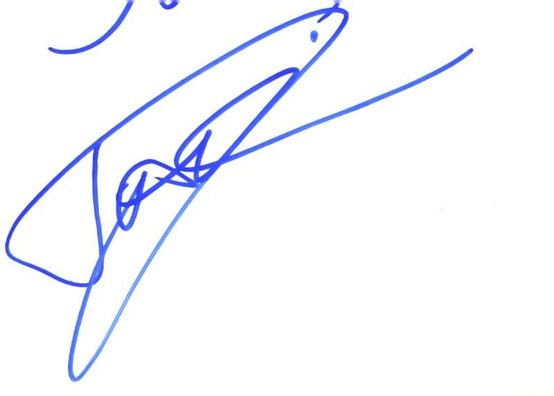 David Banner authentic signed rap Notecard W/Certificate Autographed (A0014)