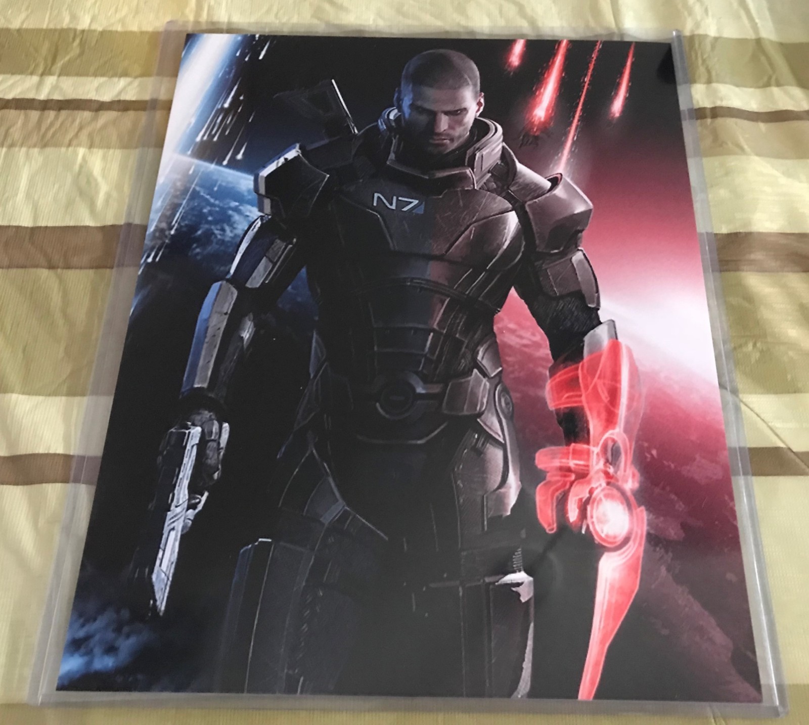 Mass Effect – Male Shepard Renegade / Paragon 8″ x 10″ Print with Top Loader