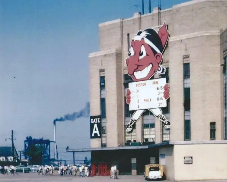 Cleveland Municipal Stadium Chief Wahoo Indians 8×10 PHOTO PRINT