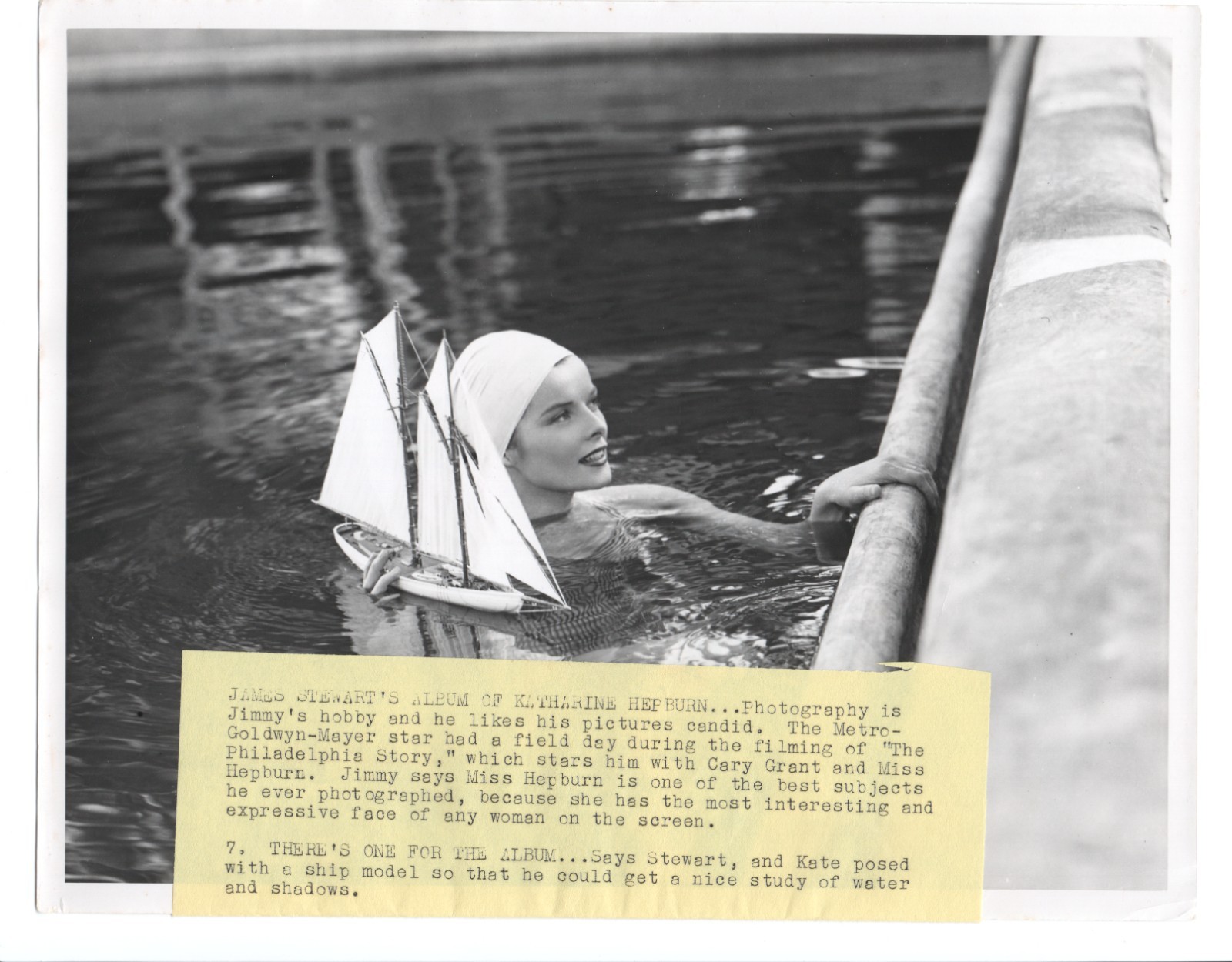 Katharine Hepburn Philadelphia Story James Stewart Photo Orig 1940 8×10 Photo