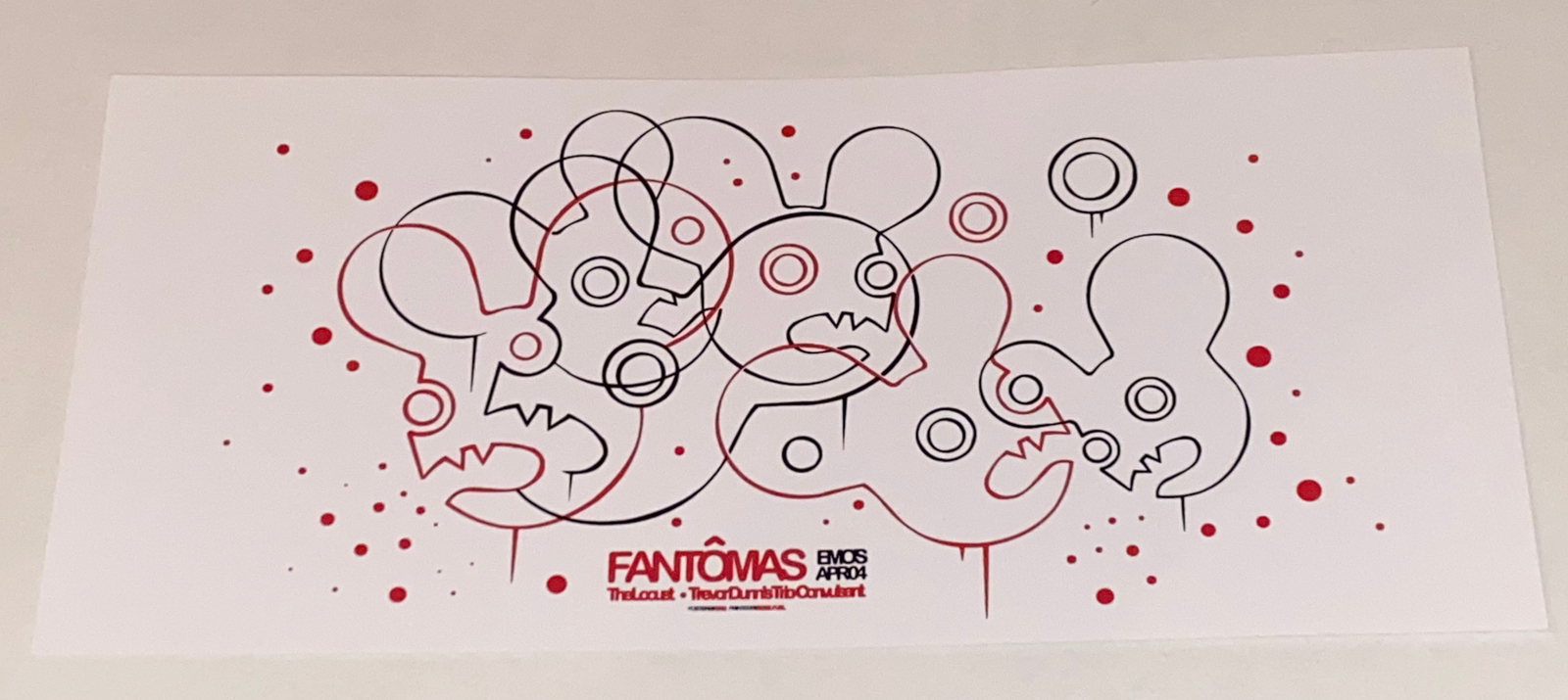 Fantomas The Locust Trevor Dunn’s Trio Emos Concert Original Handbill