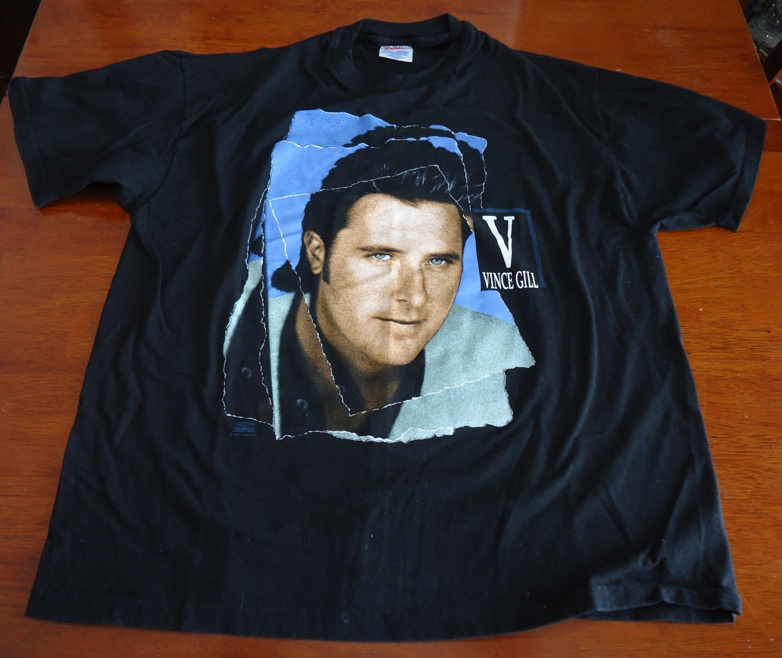 Vintage Vince Gill Concert T-Shirt Souvenir