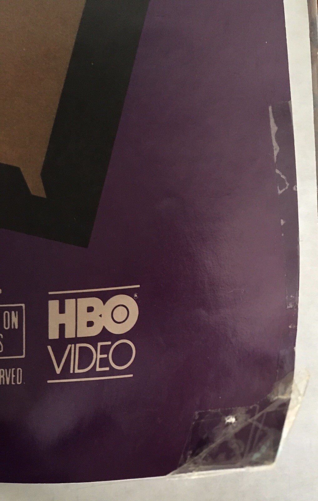 The Big Easy Movie HBO Video Release Poster 1987 Dennis Quad Ellen Barkin •Wear*