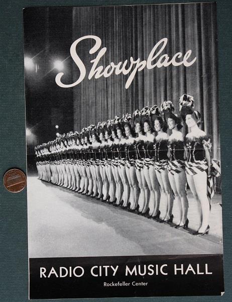 1957 New York City Radio City Music Hall Program Doris Day The Pajama Game +