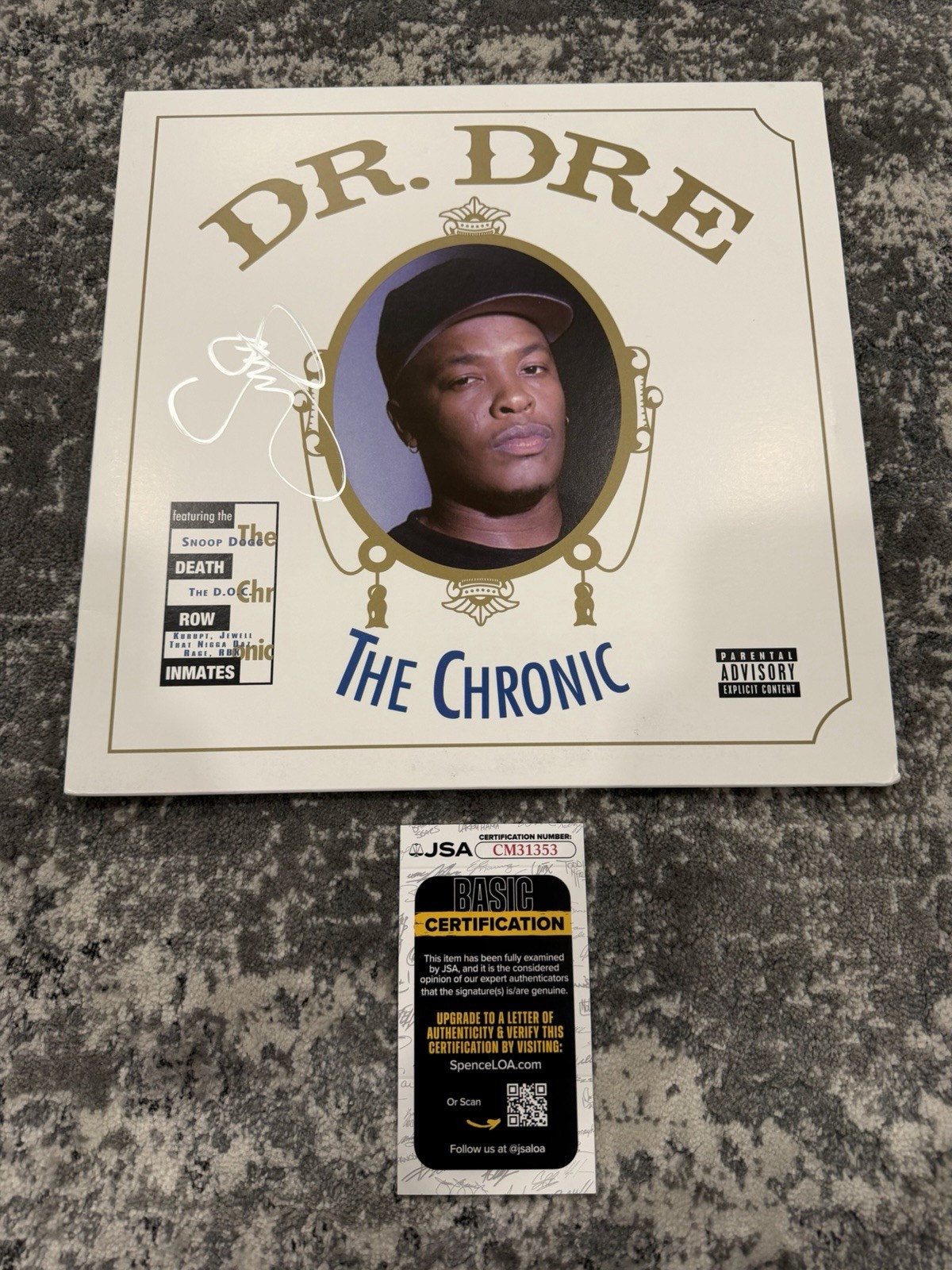 Snoop Dogg Signed Autographed The Chronic Double LP Vinyl Record JSA Coa