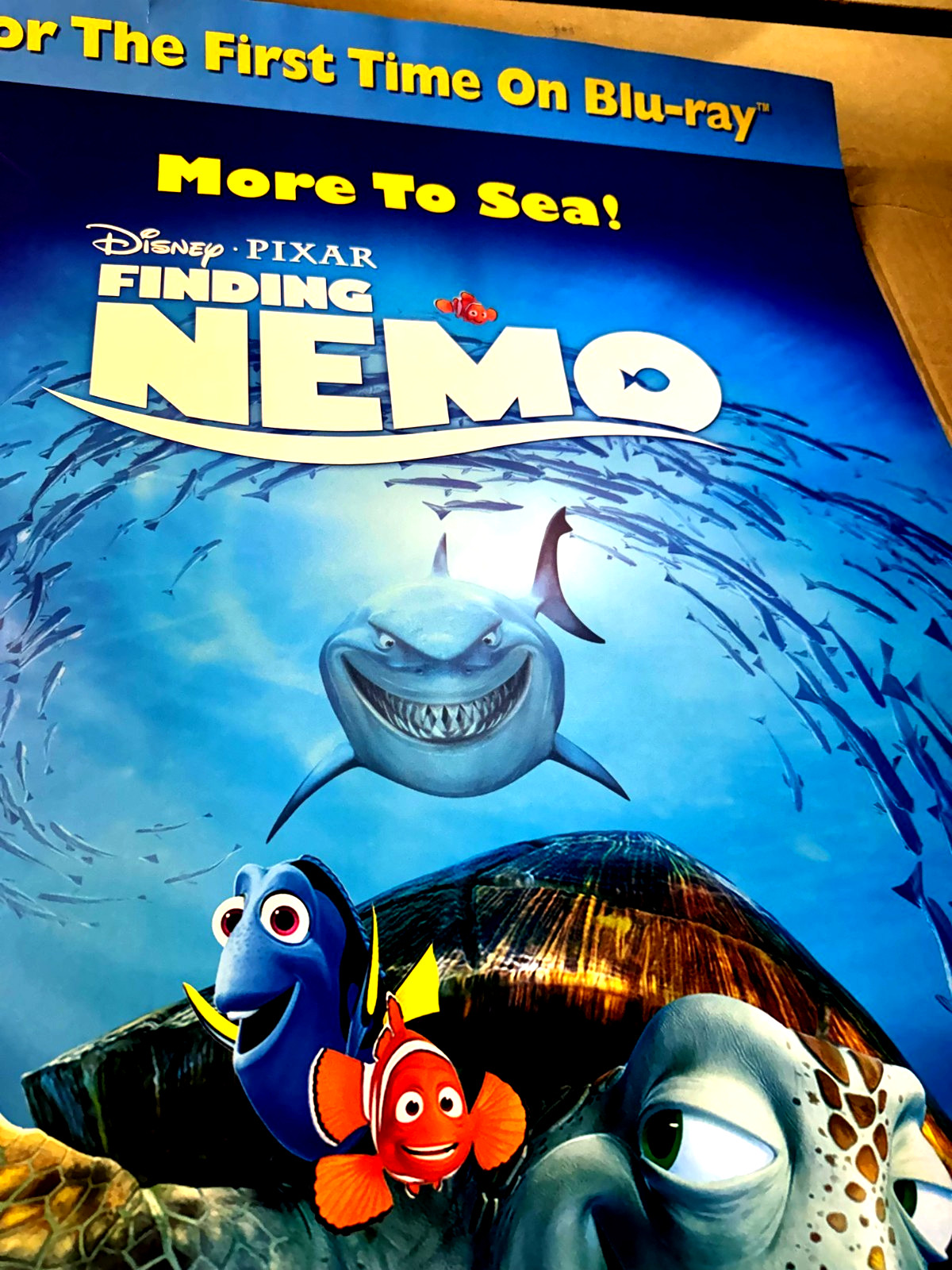 Finding Nemo – Video Store Movie Poster – NEW – Original – 27″ x 40″ – READ