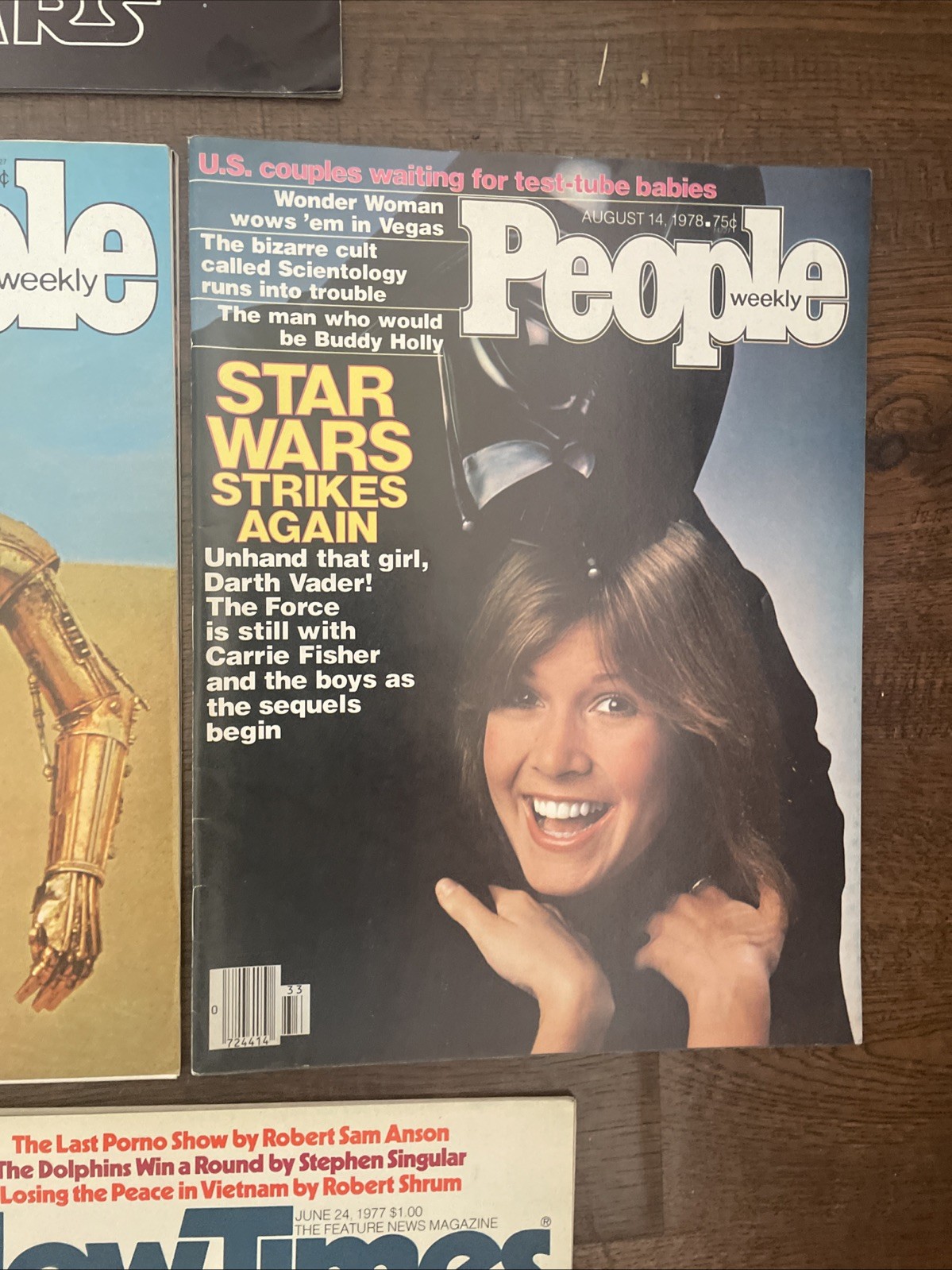 LOT Star Wars MAGAZINES INC/ Production book PEOPLE NEW TIMES TOPPS SR1