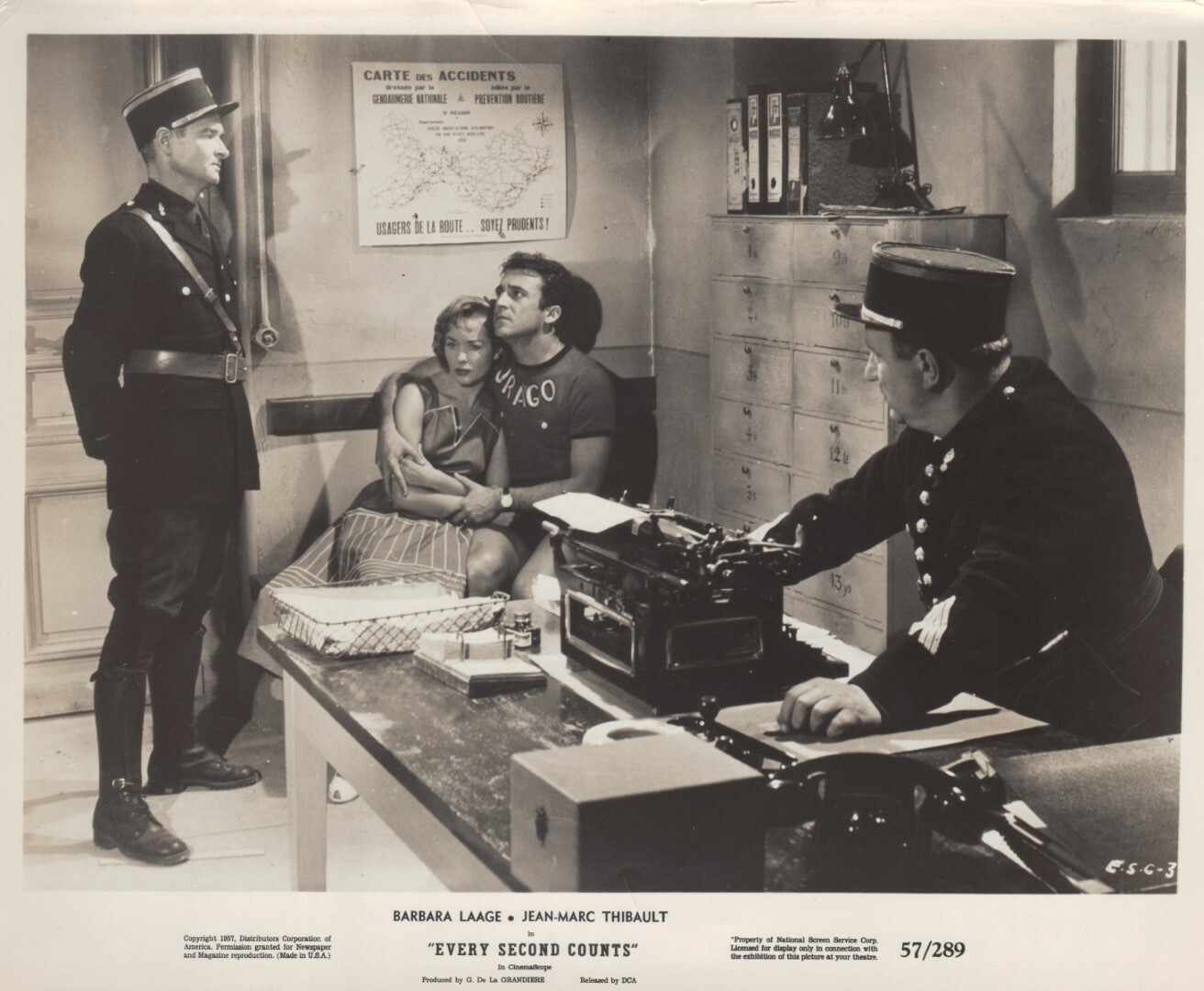 Every Second Counts (1957) 8×10 black & white movie photo #3