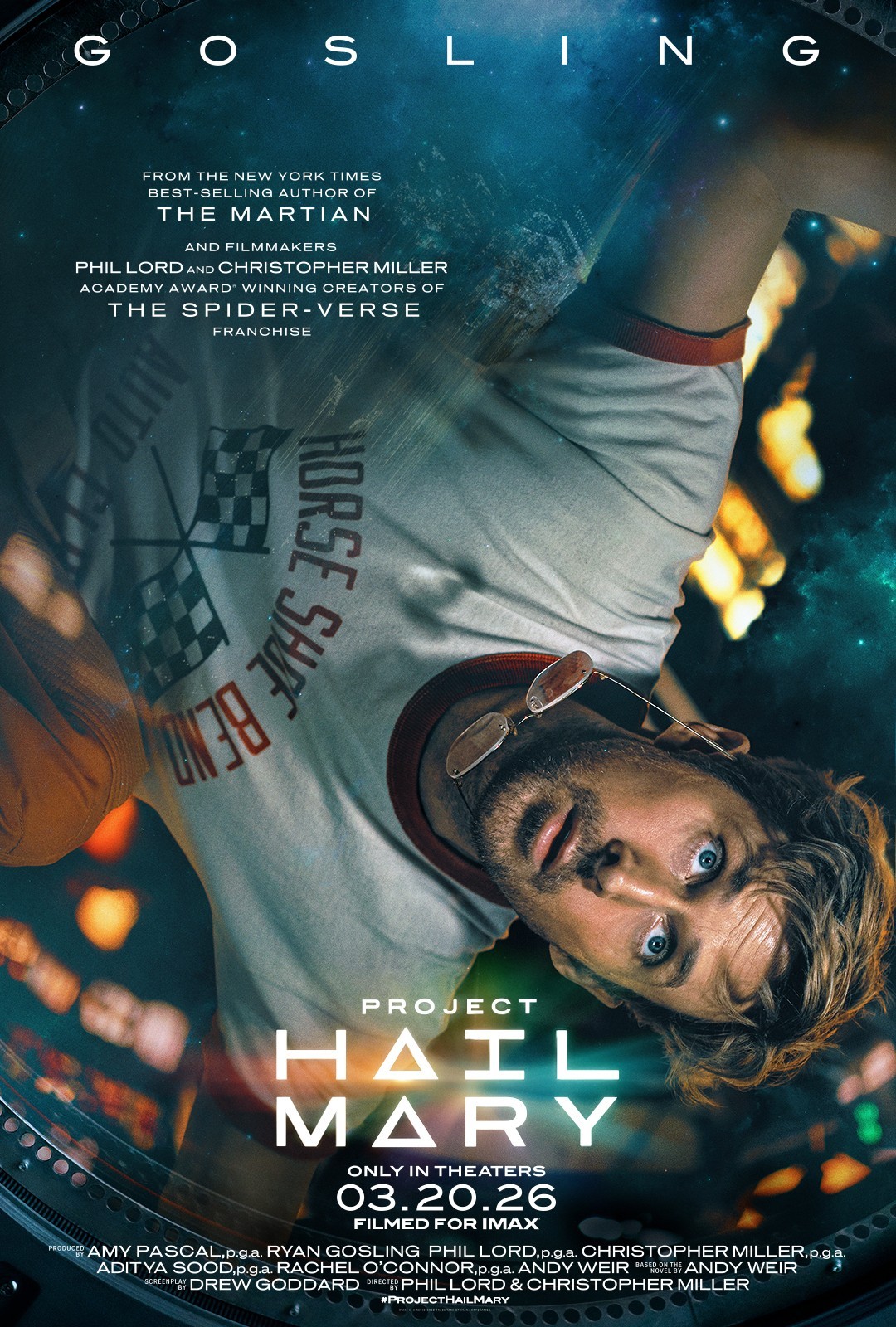 Project Hail Mary movie poster (a) – 11″ x 17″ inches – Ryan Gosling