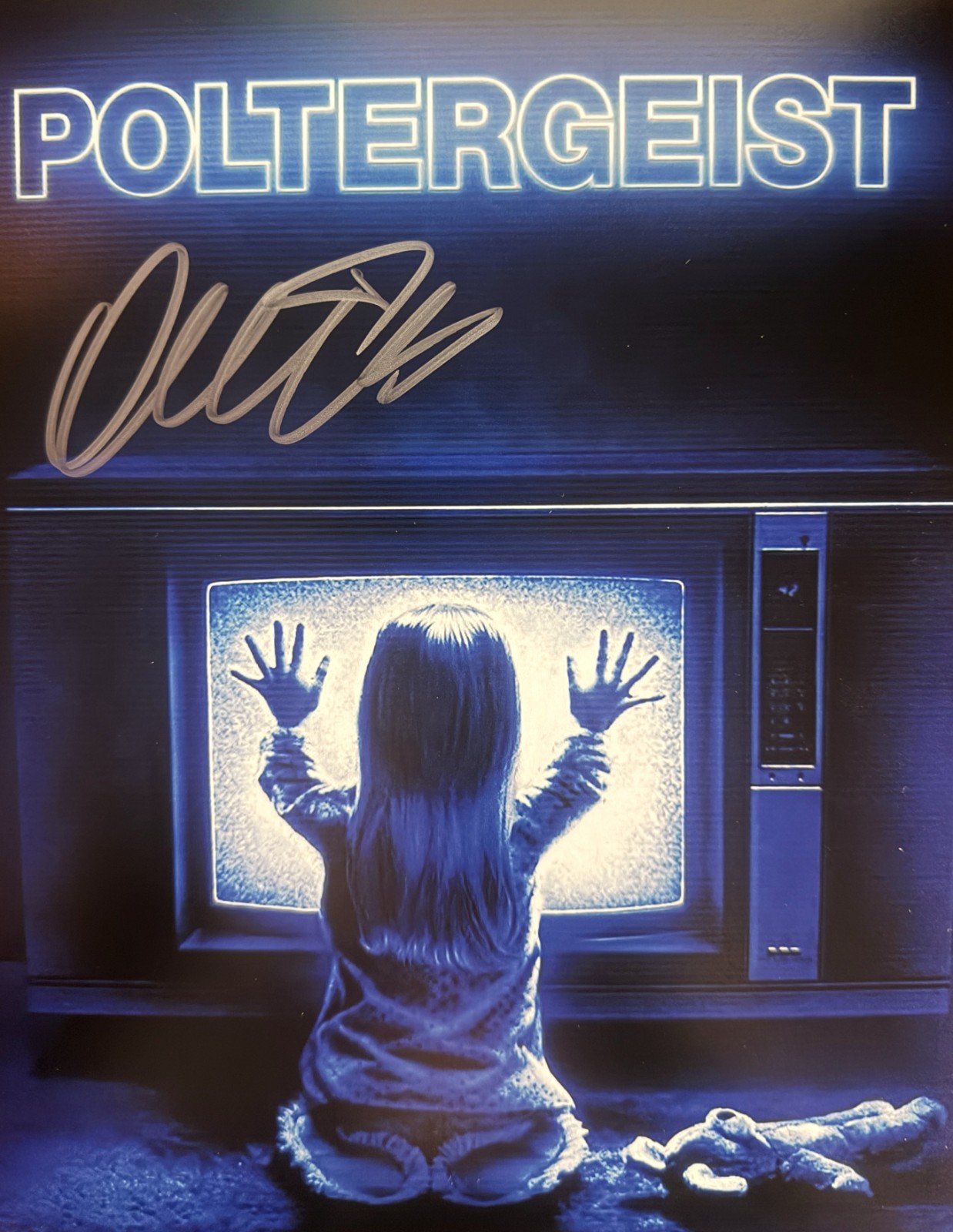 Oliver Robbins Poltergeist signed 8×10 photo read description