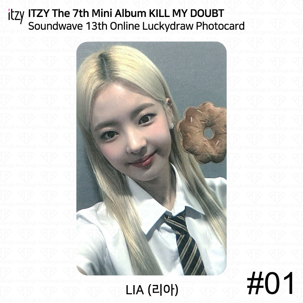 ITZY KILL MY DOUBT Soundwave 13th Online Luckydraw Photocard Square Photo KPOP