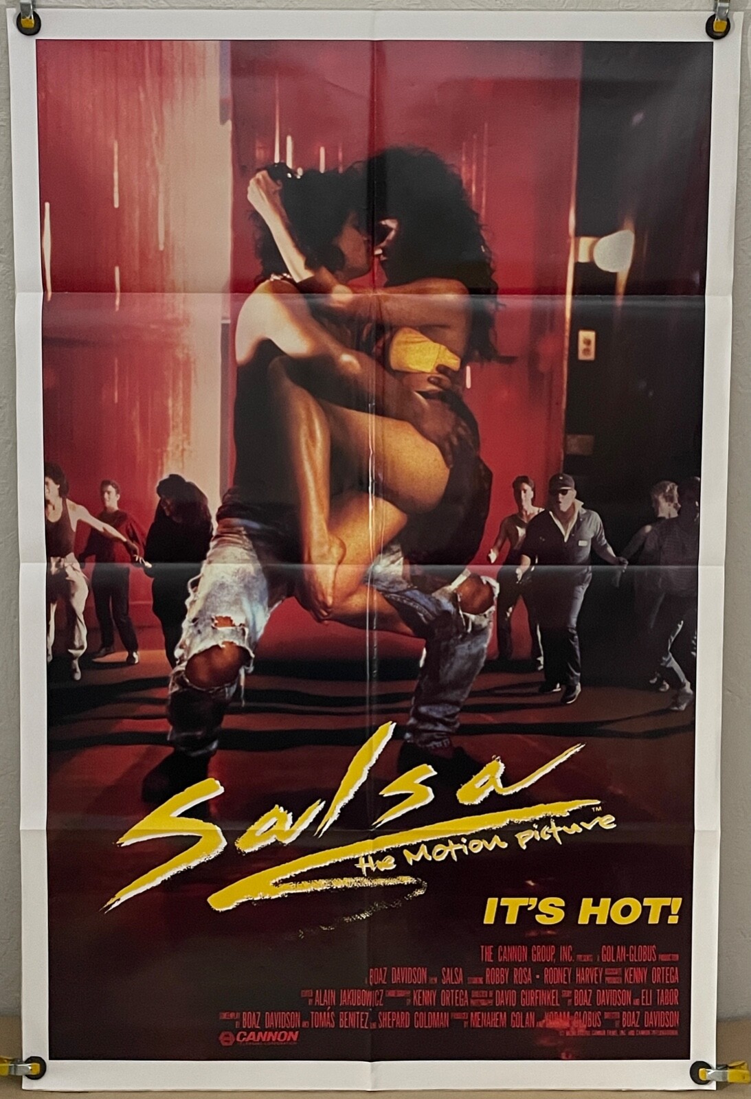SALSA FF ORIGINAL ONE SHEET MOVIE POSTER ROBBY ROSA MAGALI ALVARADO (1988)