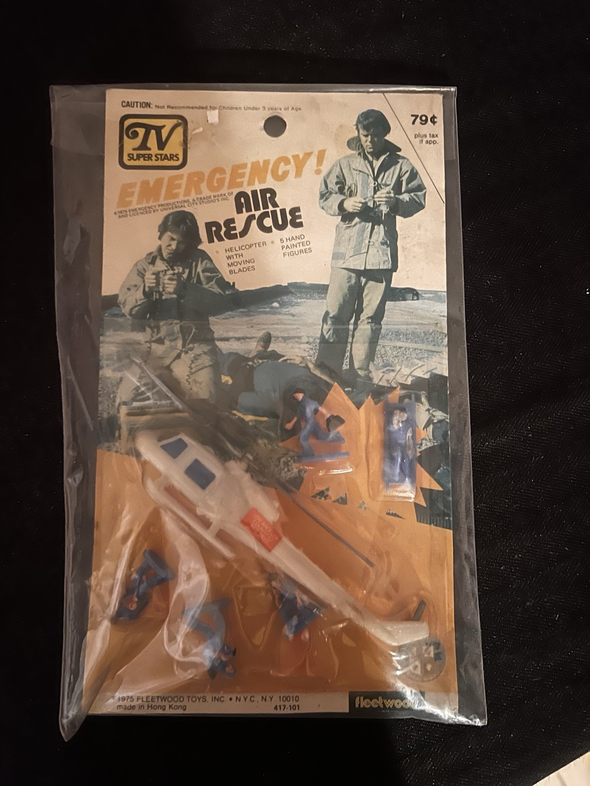 Vintage 1975 Air Rescue TV Super Stars Emergency! Randolph Mantooth Sealed