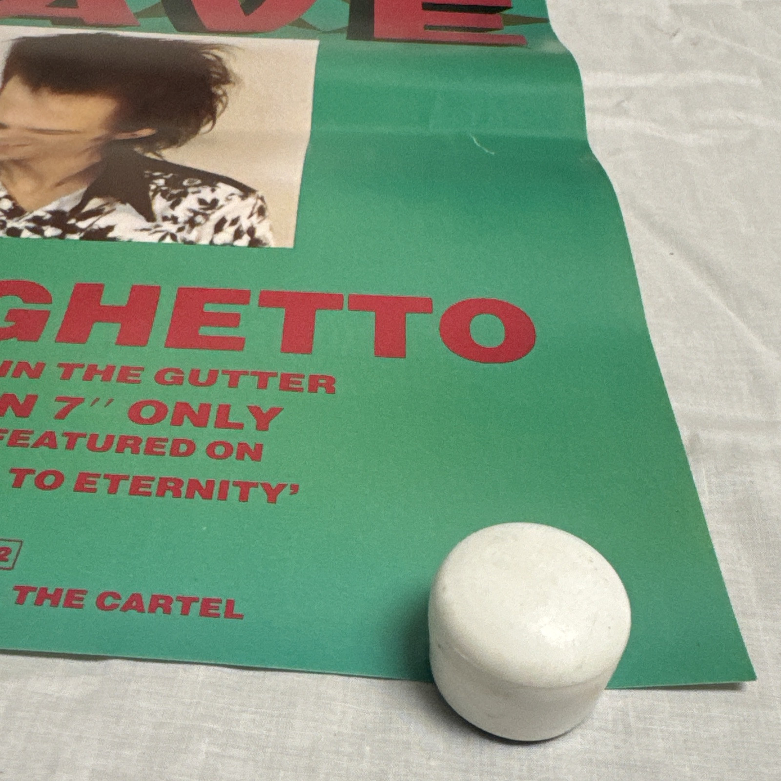 Vintage Original Nick Cave In The Ghetto Promo Mini Poster 11.75” X 16.5” Rolled