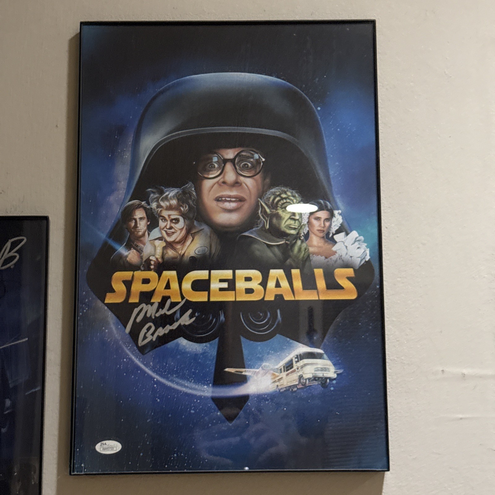 SPACEBALLS SIGNED MEL BROOKS SILVER INK 12×18 INCH PHOTO JSA CERTIFIED 🔥🔥
