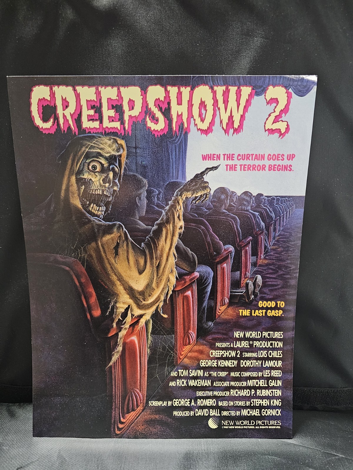 Creepshow 2 Movie Original Promo Ad Poster 8.75×11.5