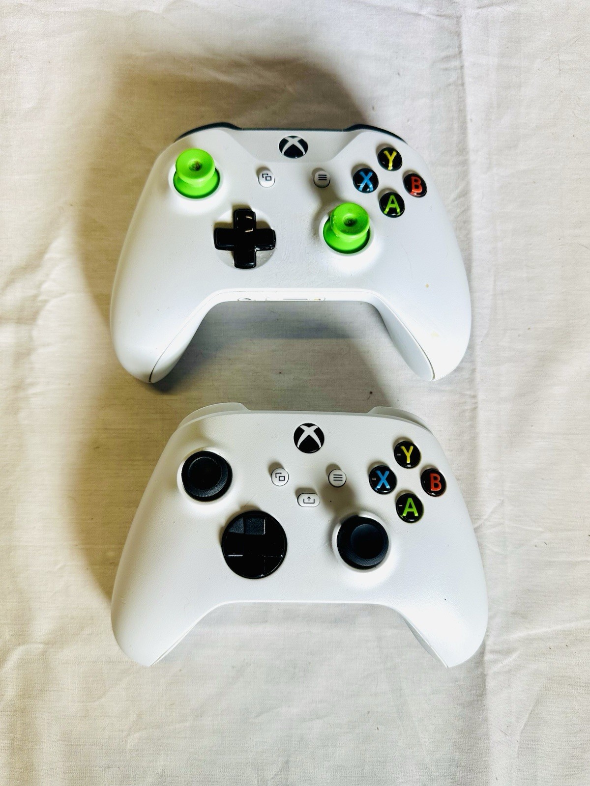 Two Xbox Wireless Controllers For PARTS or REPAIR Xbox One X S & Series X S