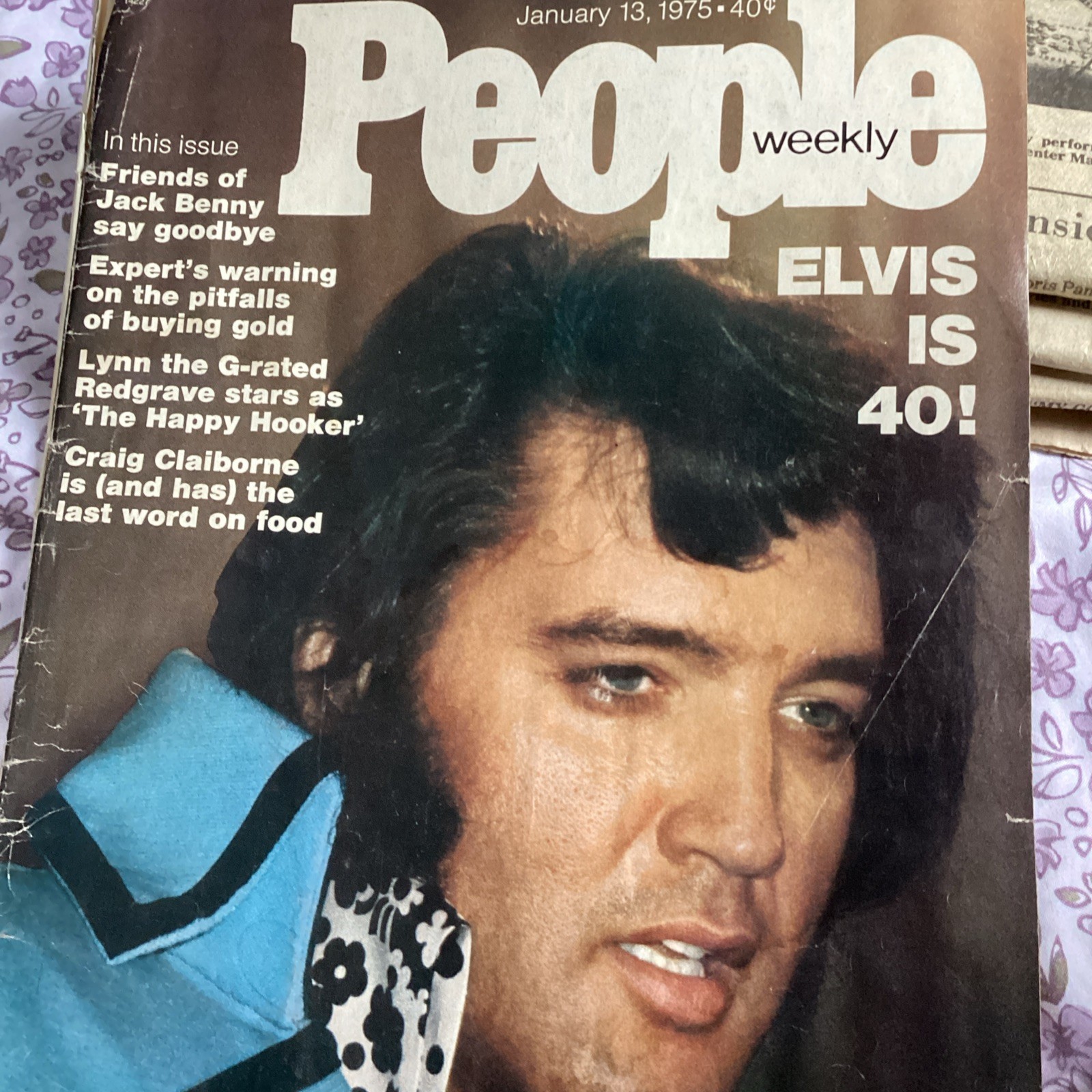Collection Of Newspapers About Elvis Presley