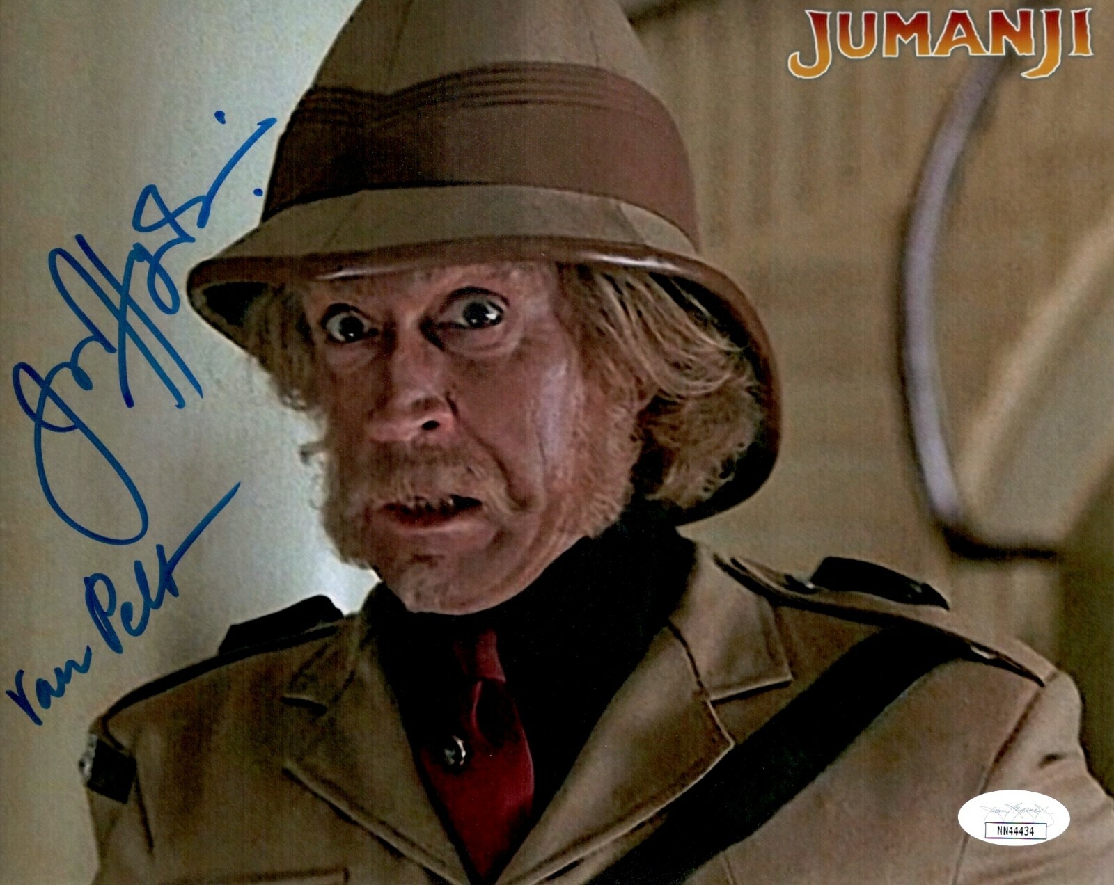 JONATHAN HYDE Signed 8×10 JUMANJI Van Pelt Autograph JSA COA Cert
