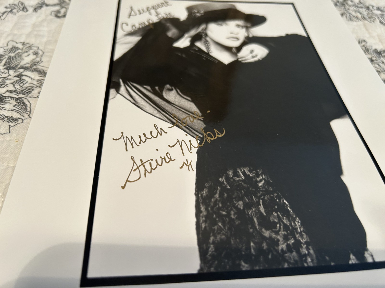 STEVIE NICKS (Fleetwood Mac) Signed 8×10″ Autograph Authentic GENUINE