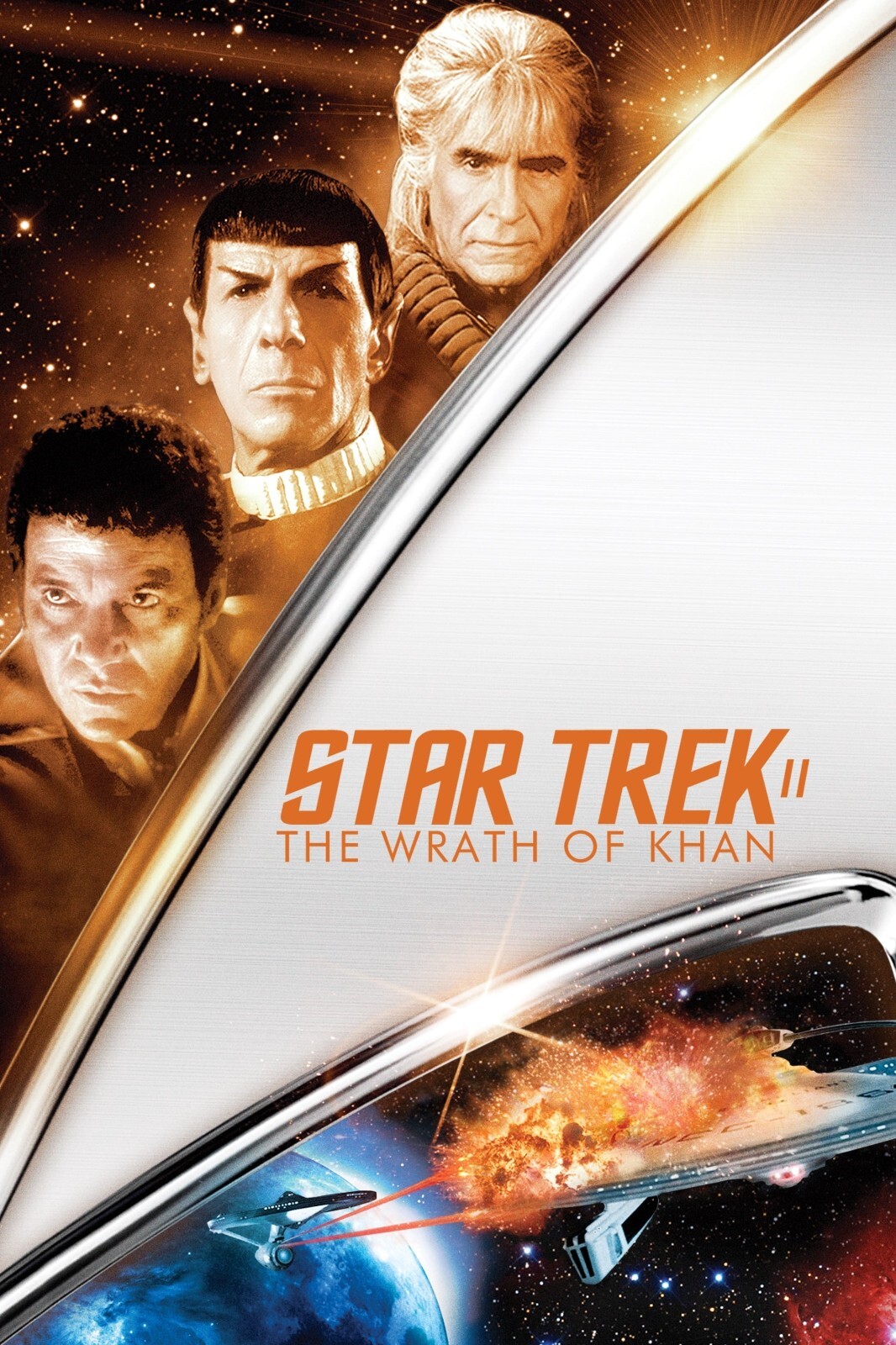 1982 Star Trek II The Wrath Of Khan Movie Poster 11X17 William Shatner Nimoy 🌌