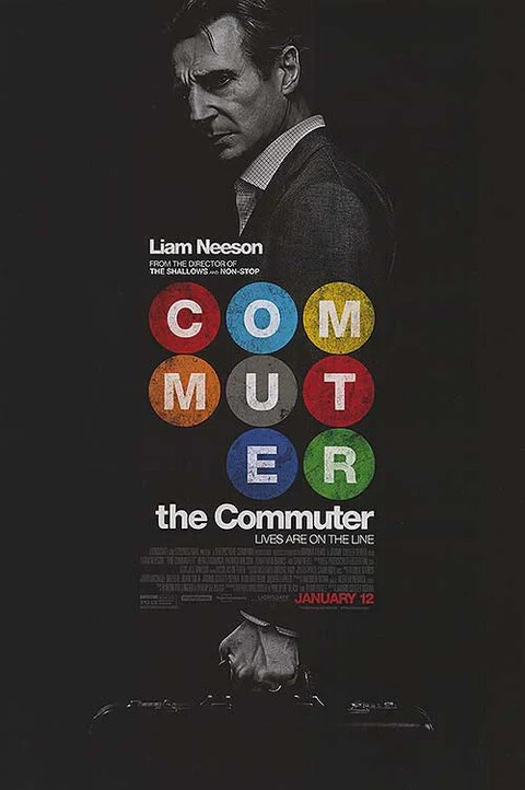 NEW!! THE COMMUTER MOVIE POSTER DS ORIGINAL FINAL 27×40 LIAM NEESON VERA FARMIGA