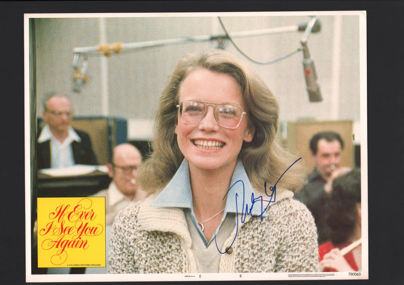 Shelley Hack – Signed Autograph Lobby Card – If I ever see you again – Charlies