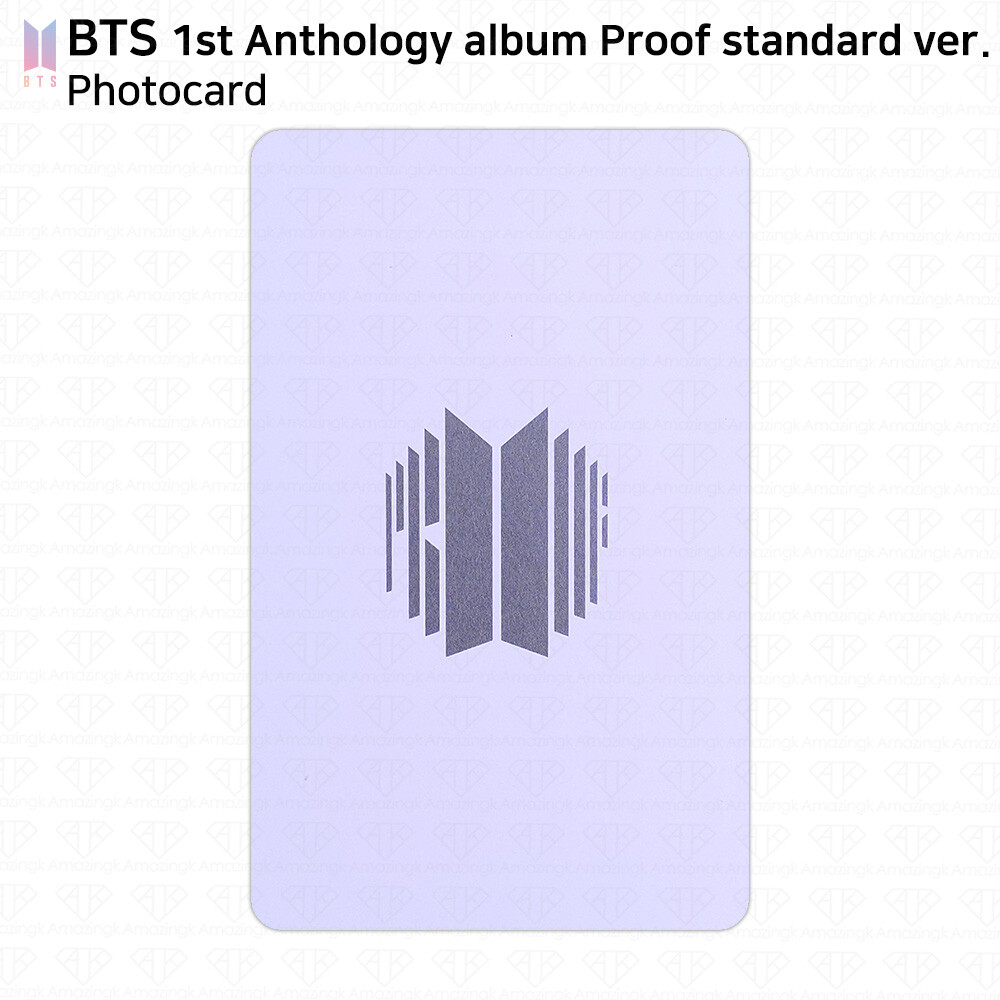BTS 1st Anthology Album Proof Standard ver. Official Photocard Postcard KPOP