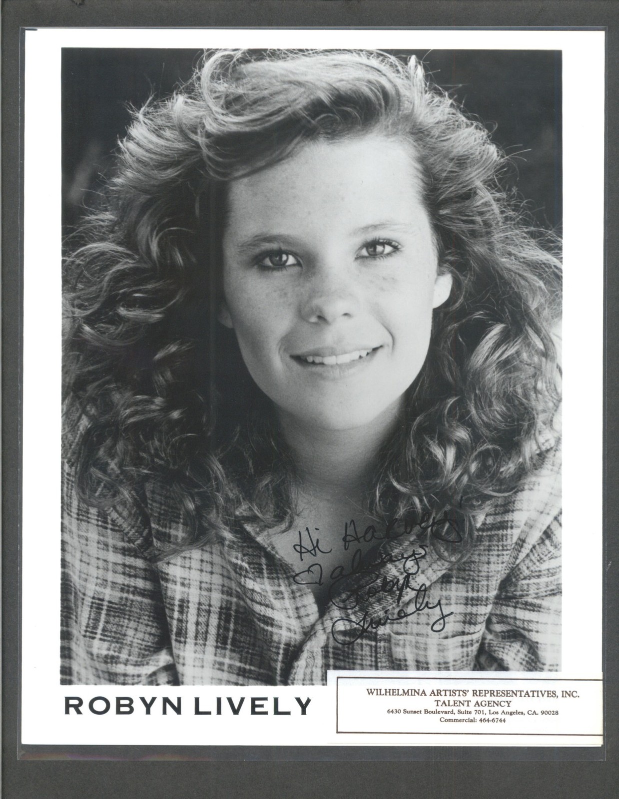 Robyn Lively – Signed Autograph Headshot Photo – Karate Kid Part – Twin Peaks