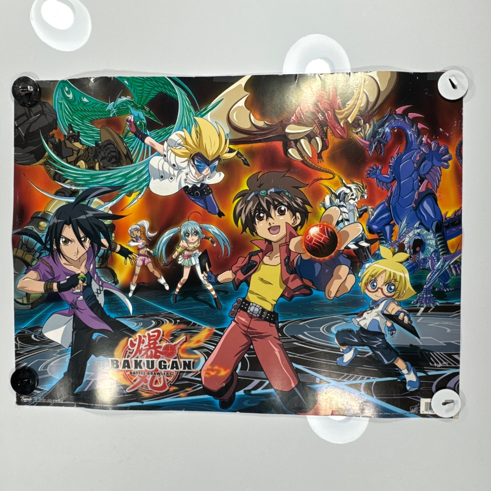 Bakugan Battle Brawlers Poster 24×18 Anime RARE TV Series Trends International