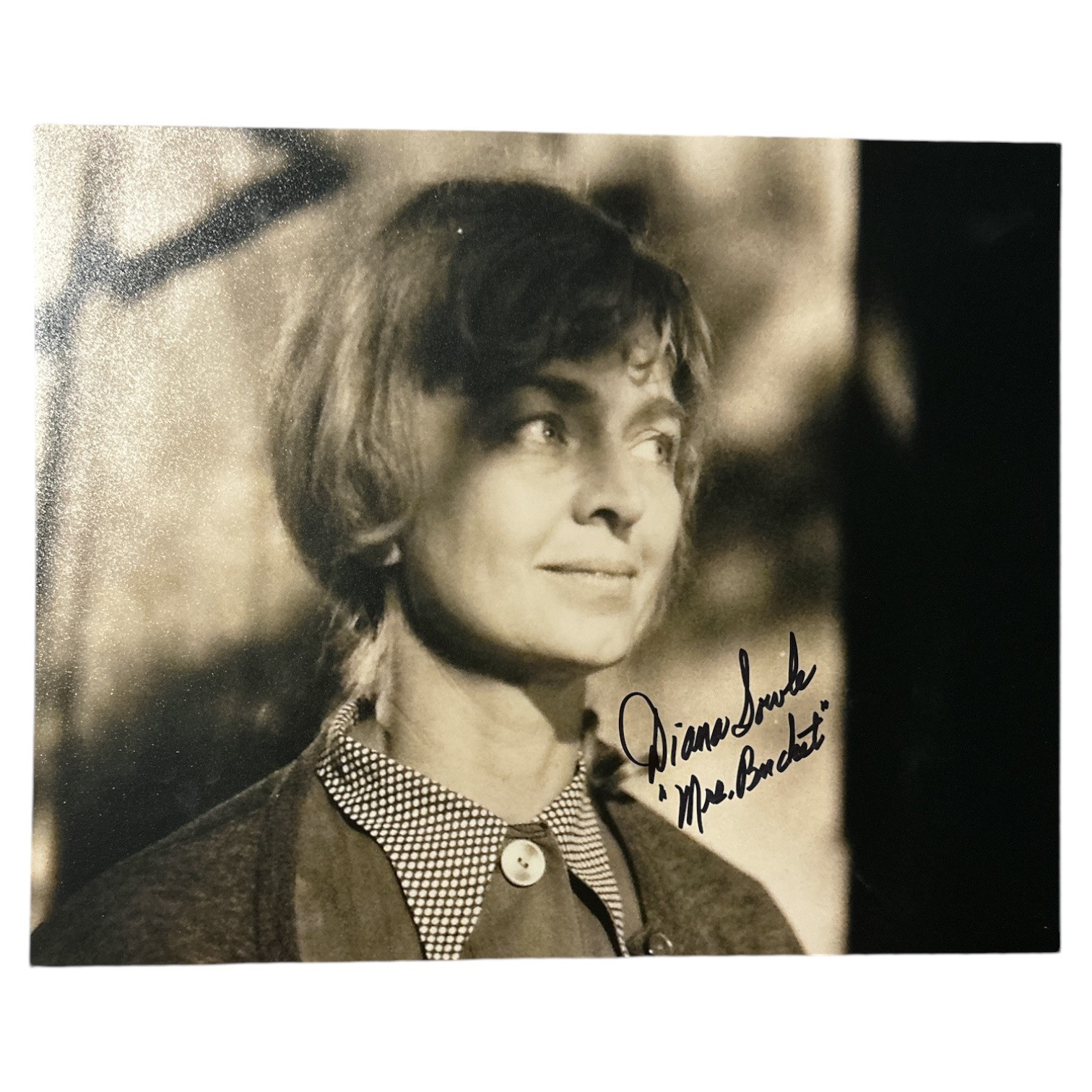 Diana Sowle (d. 2018) Autograph 8×10 Photo as Mrs. Bucket in Willy Wonka 1971!