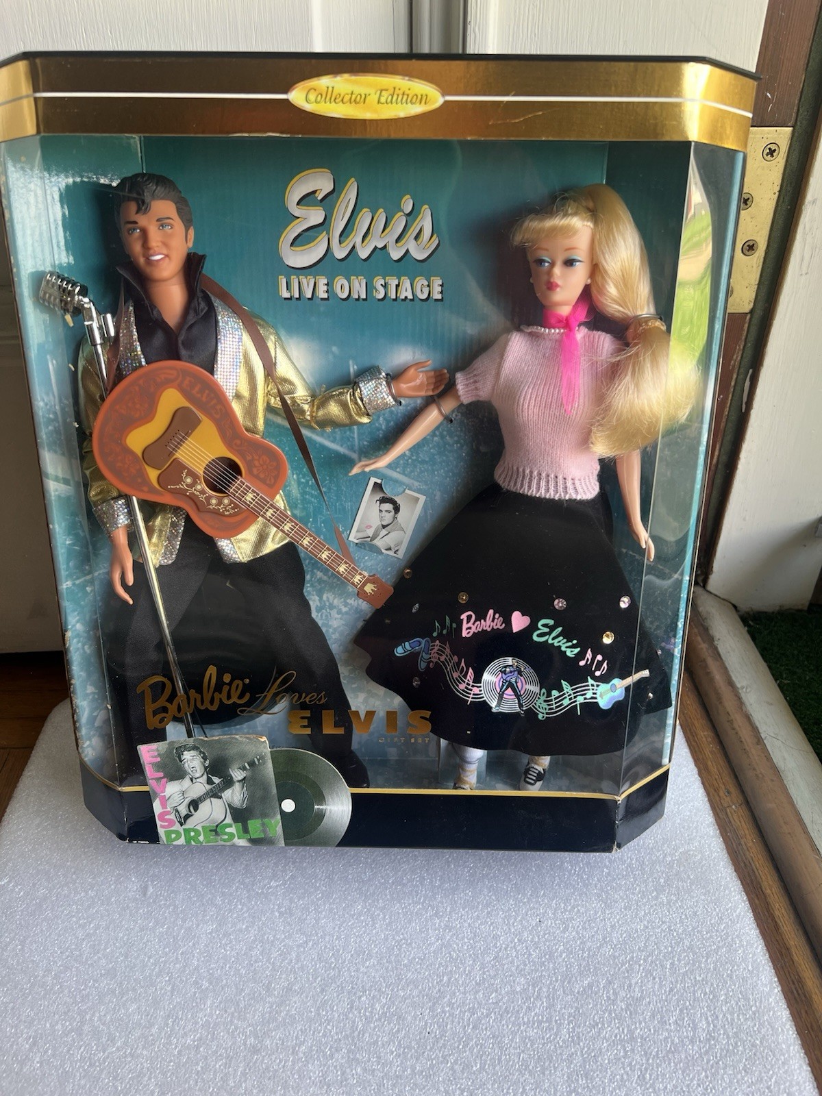 Collector Edition Elvis Live on Stage Barbie Loves Elvis, NIB Mattel #17450