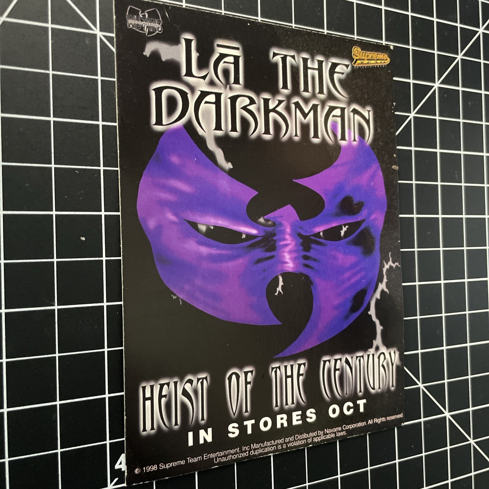 1998 LA The Darkman Heist Of The Century Pre-Album Release Promo Hype Flyer