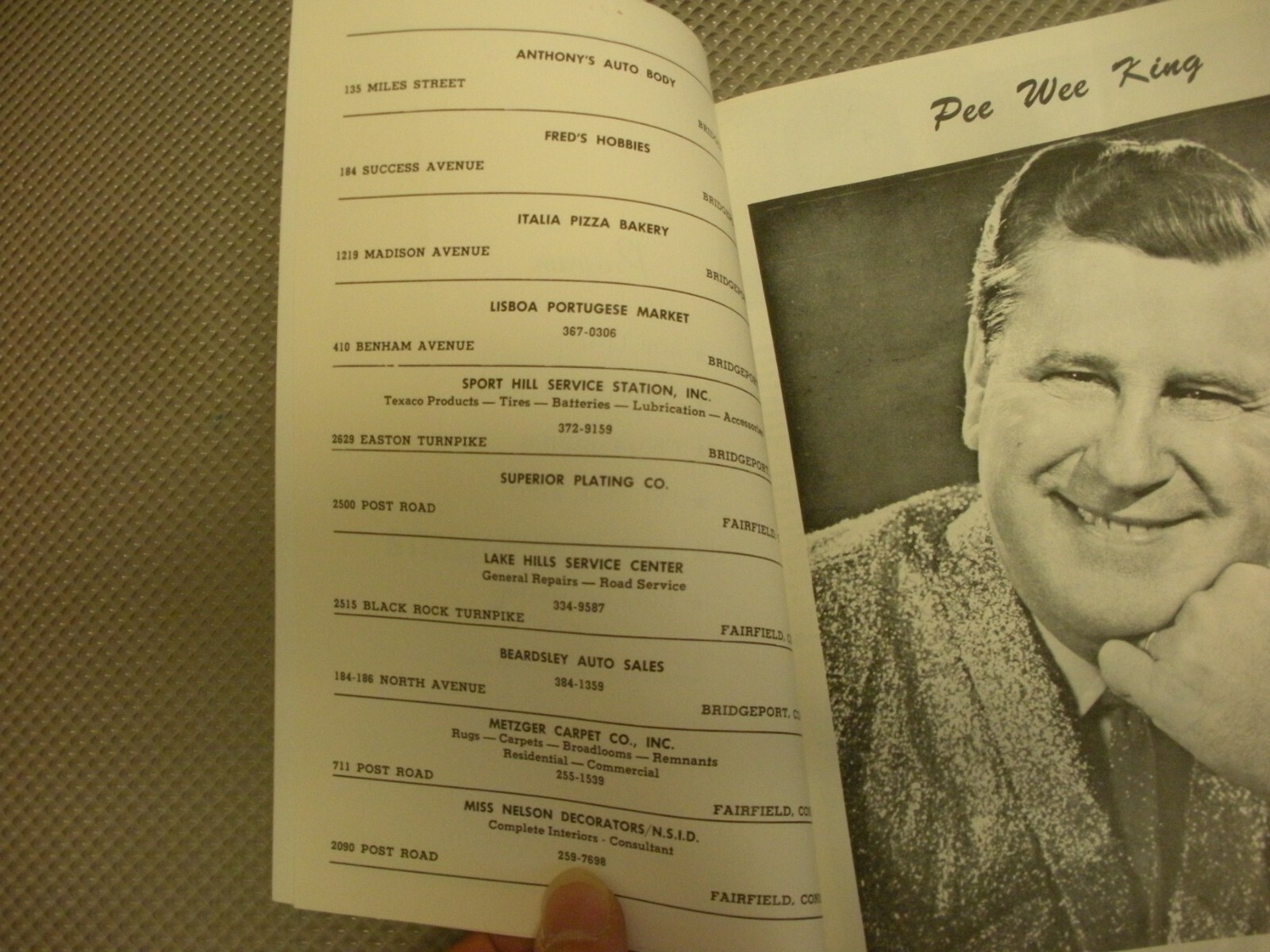 Pee Wee King Country Music Souvenir Folio from 1970 and Program from 1972 Show