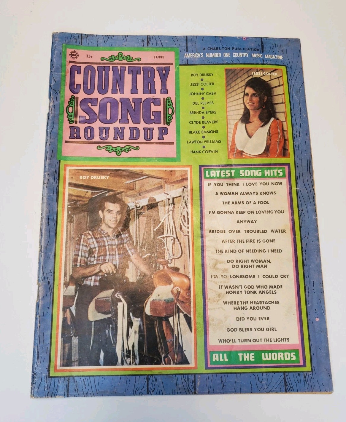 Lot of 3 Vintage 70s Country Music Magazines Hit Parade Johnny Cash Loretta Lynn