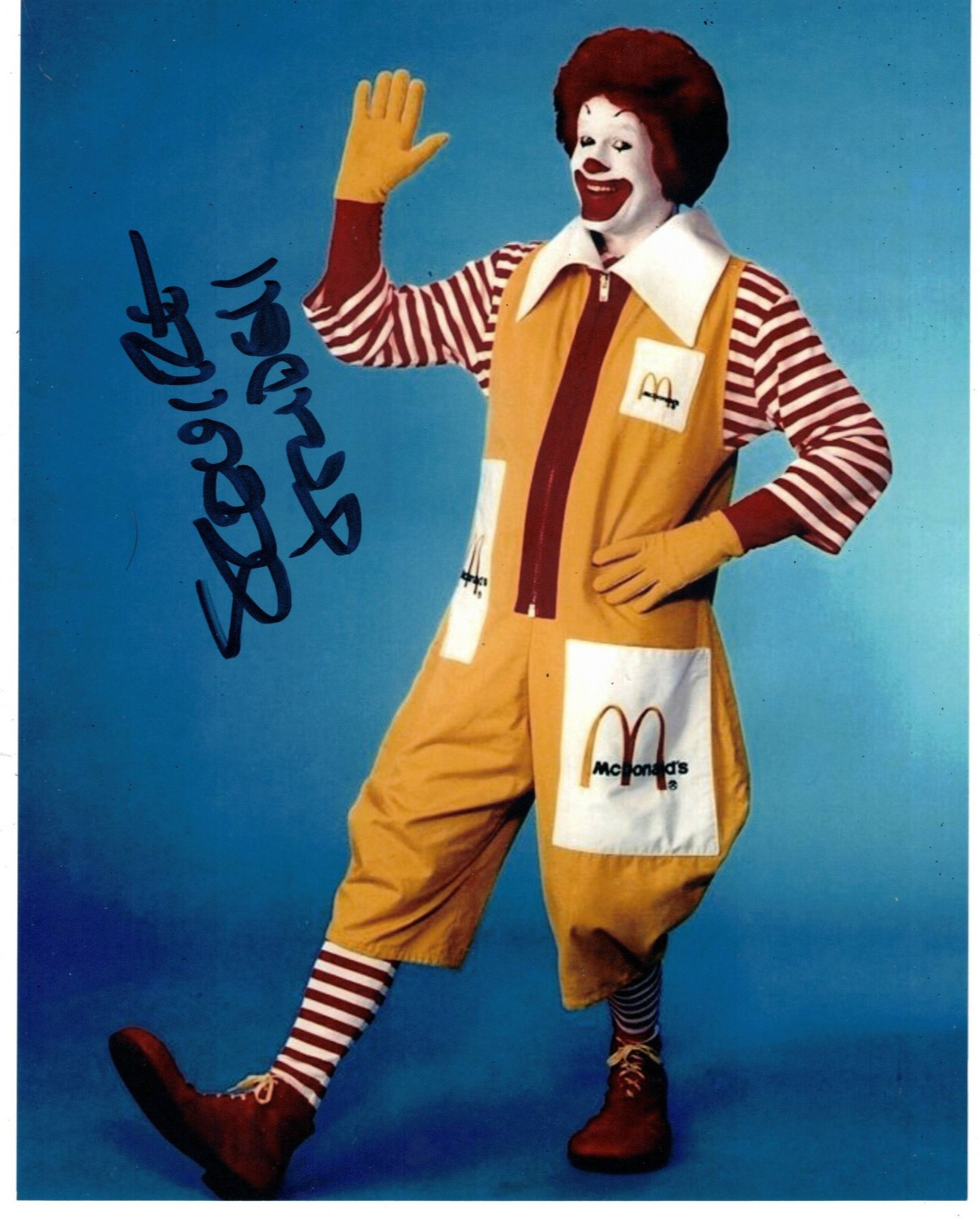 Squire Fridell Authentic Signed 8×10 Photo Autographed, McDonald’s, Ronald