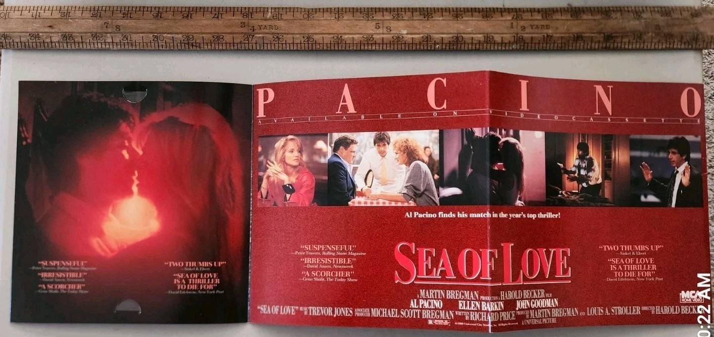 Sea Of Love (1989) Promotional Fold-out With 33rpm Flexi Record