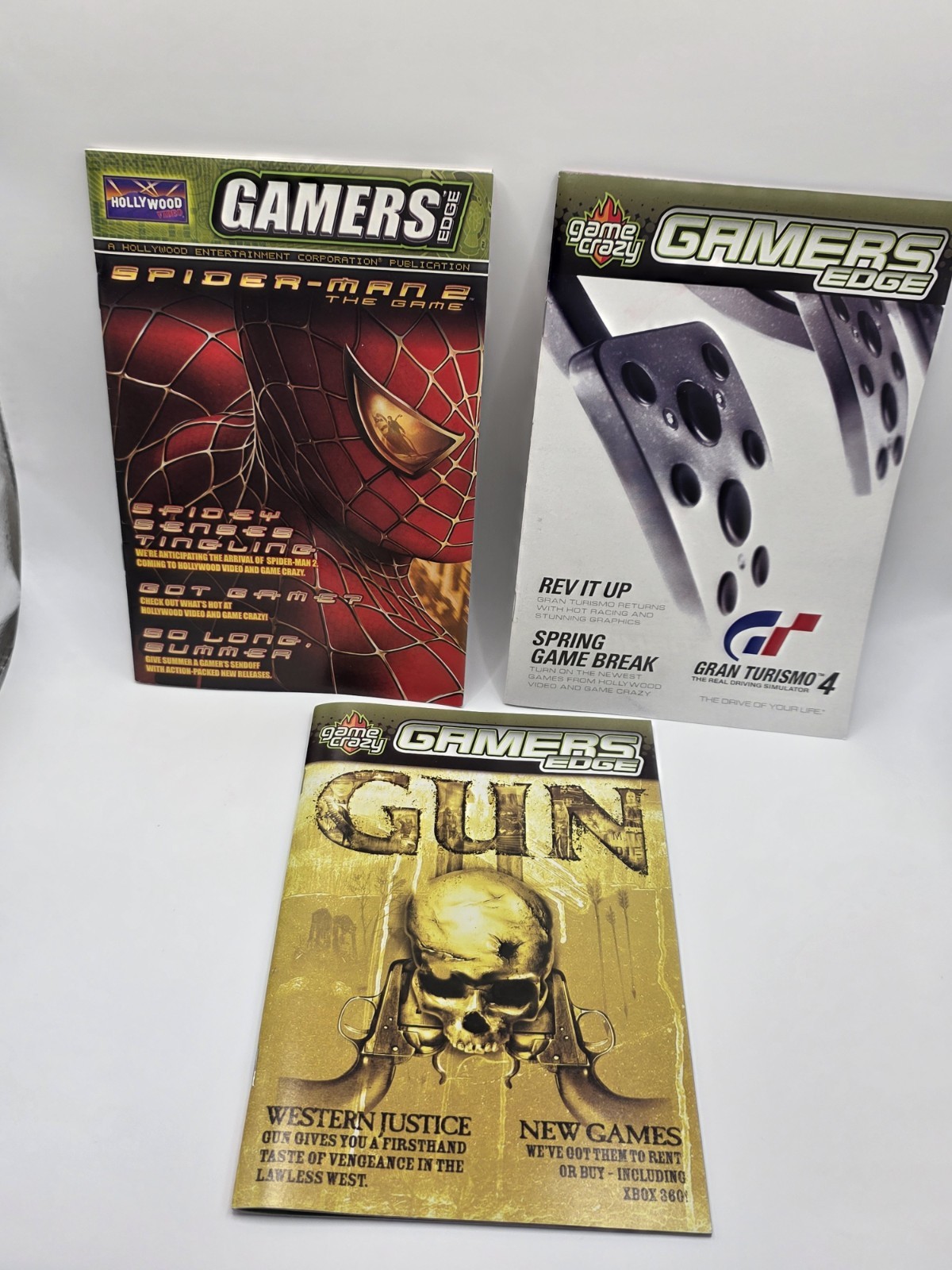 Hollywood Video Gamers Edge & Movie Companion Lot 3 Issues 2004-2005 Game Crazy