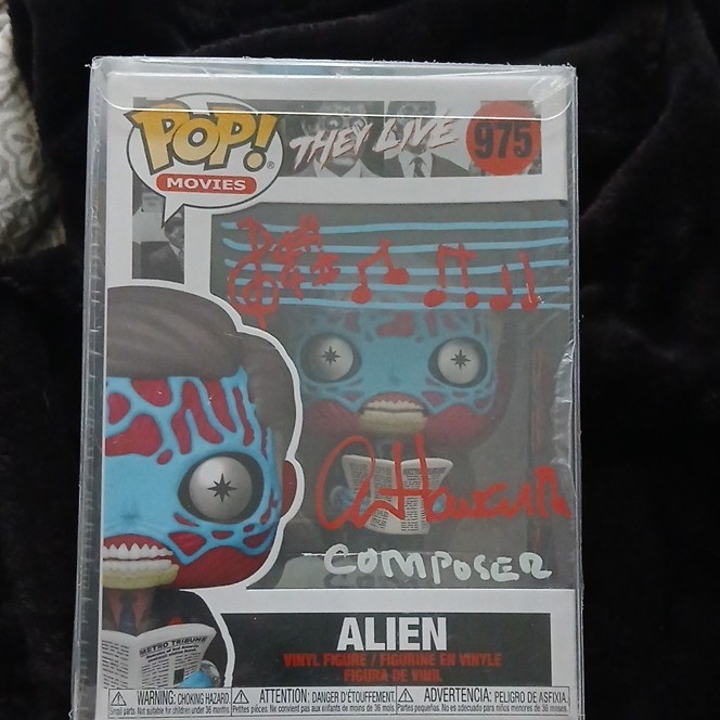Funko Pop They Live Alien Signed by Alan Howarth Beckett Autograph
