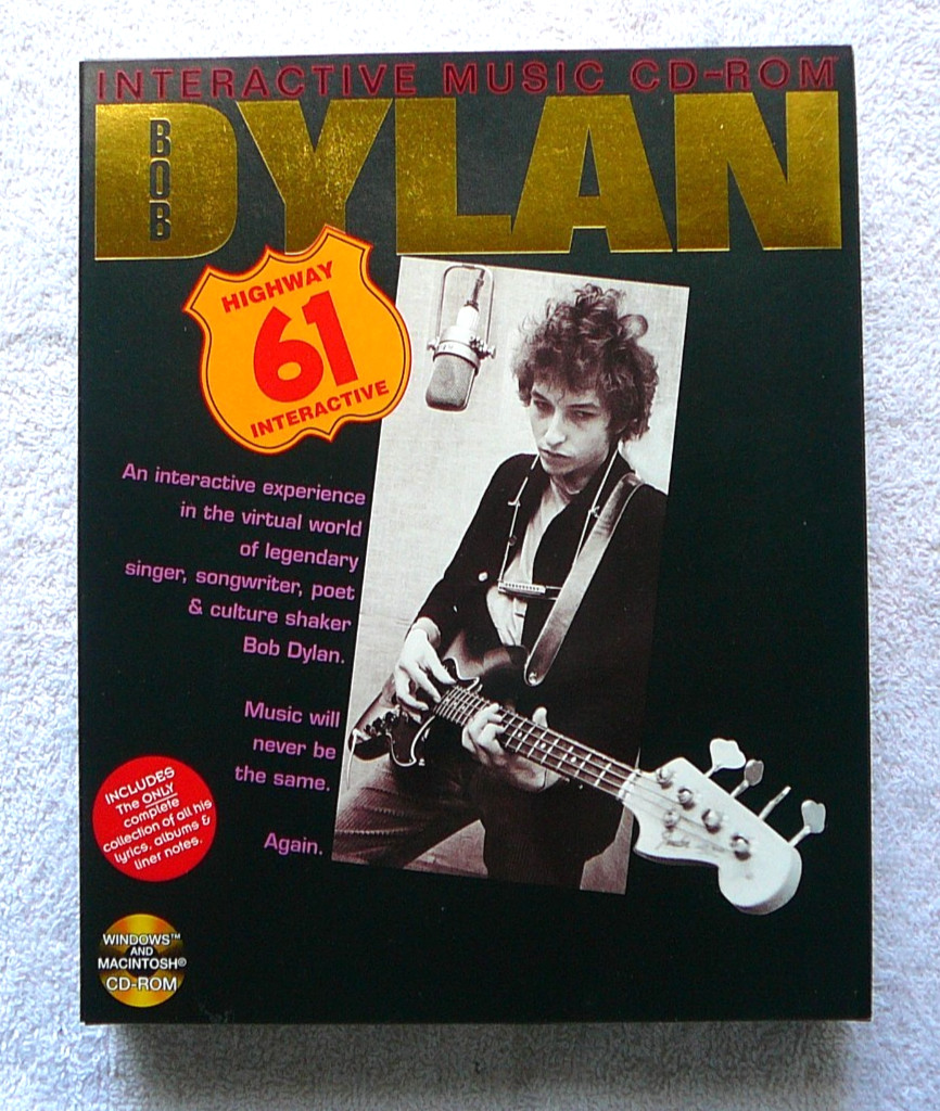 BOB DYLAN Highjway 61 INTERACTIVE CD-ROM 1995