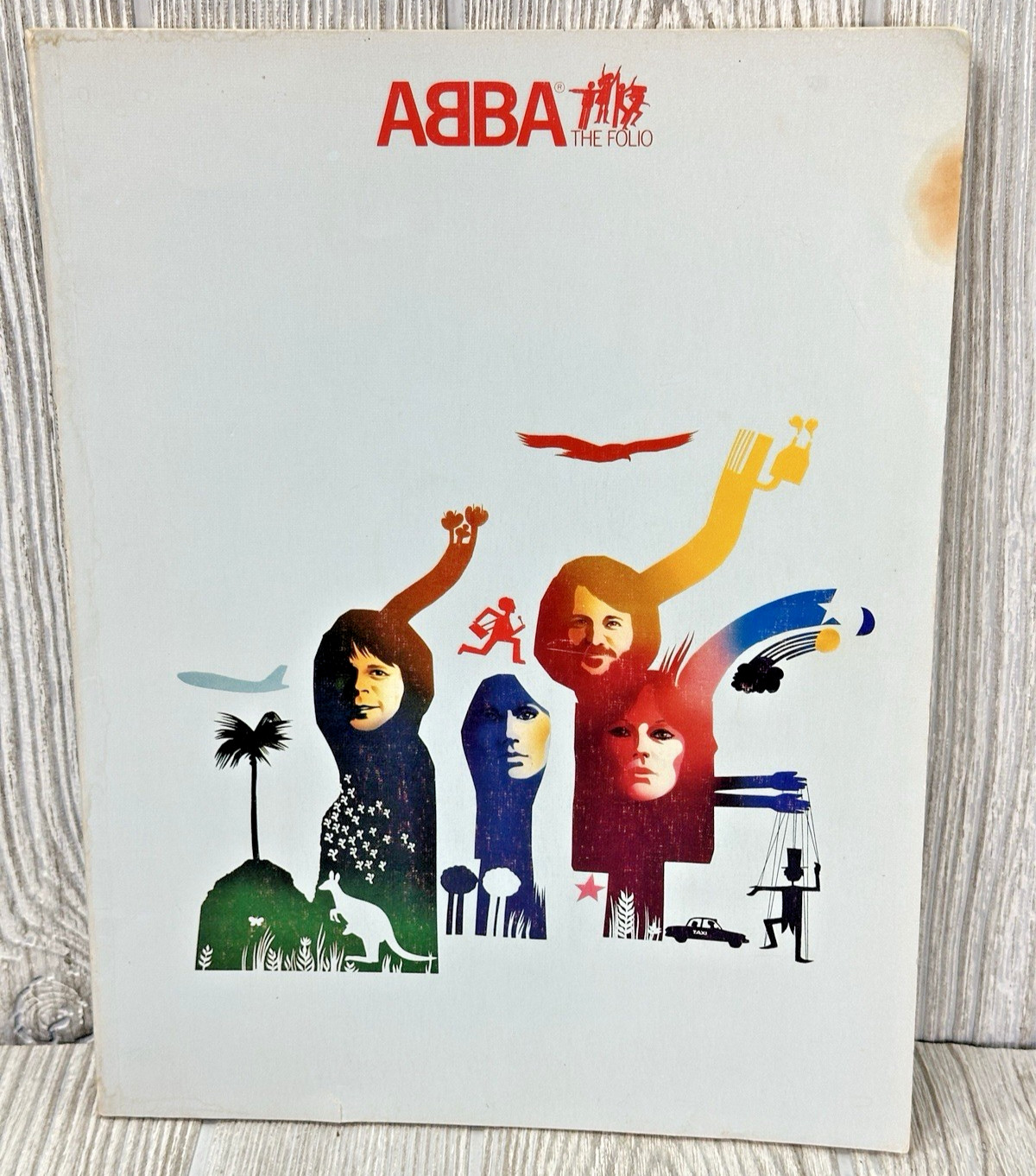 ABBA The Folio Music Songbook 1978 Vintage Sheet Music Paperback Book Rare Retro