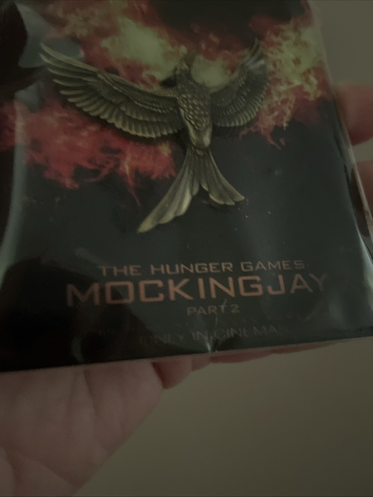 Mockingjay Pin Hunger Games Part 2 Bronze Finish Metal Movie Replica NIP 2015