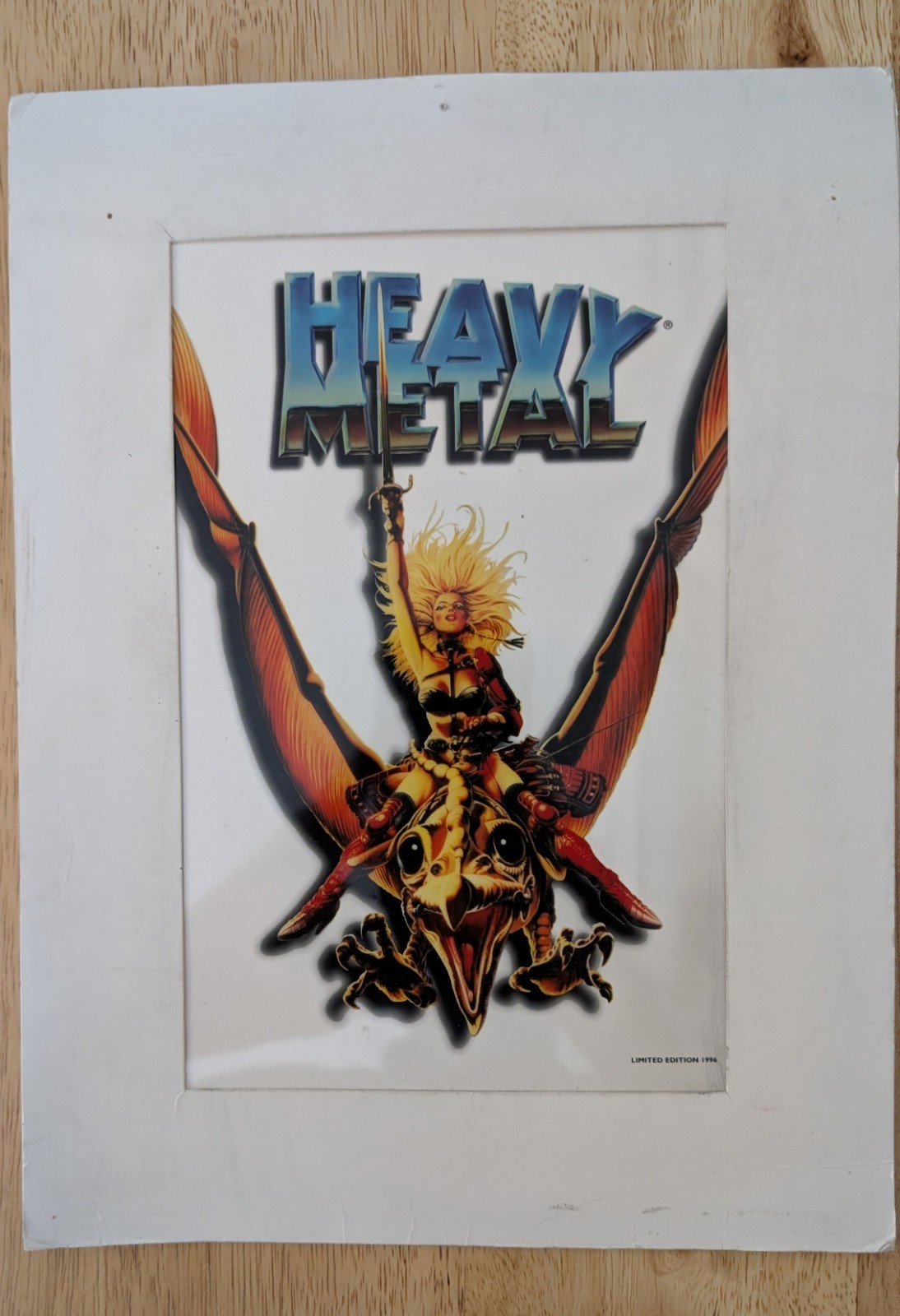 Heavy Metal Limited Edition 1996 Movie Print / Poster Limited Edition Lithograph