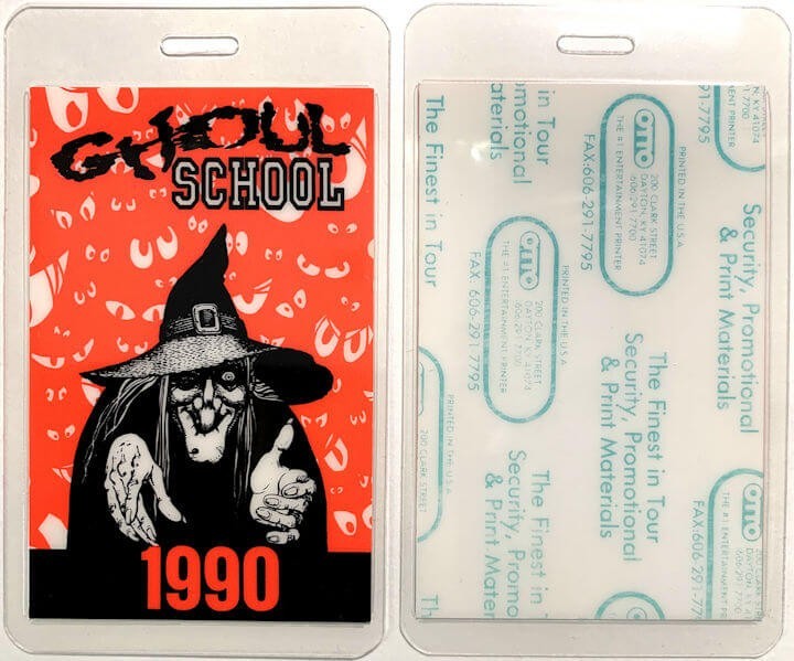 Vintage 1990 Ghoul School Movie Pass | OTTO Halloween Horror Comedy Witch NOS